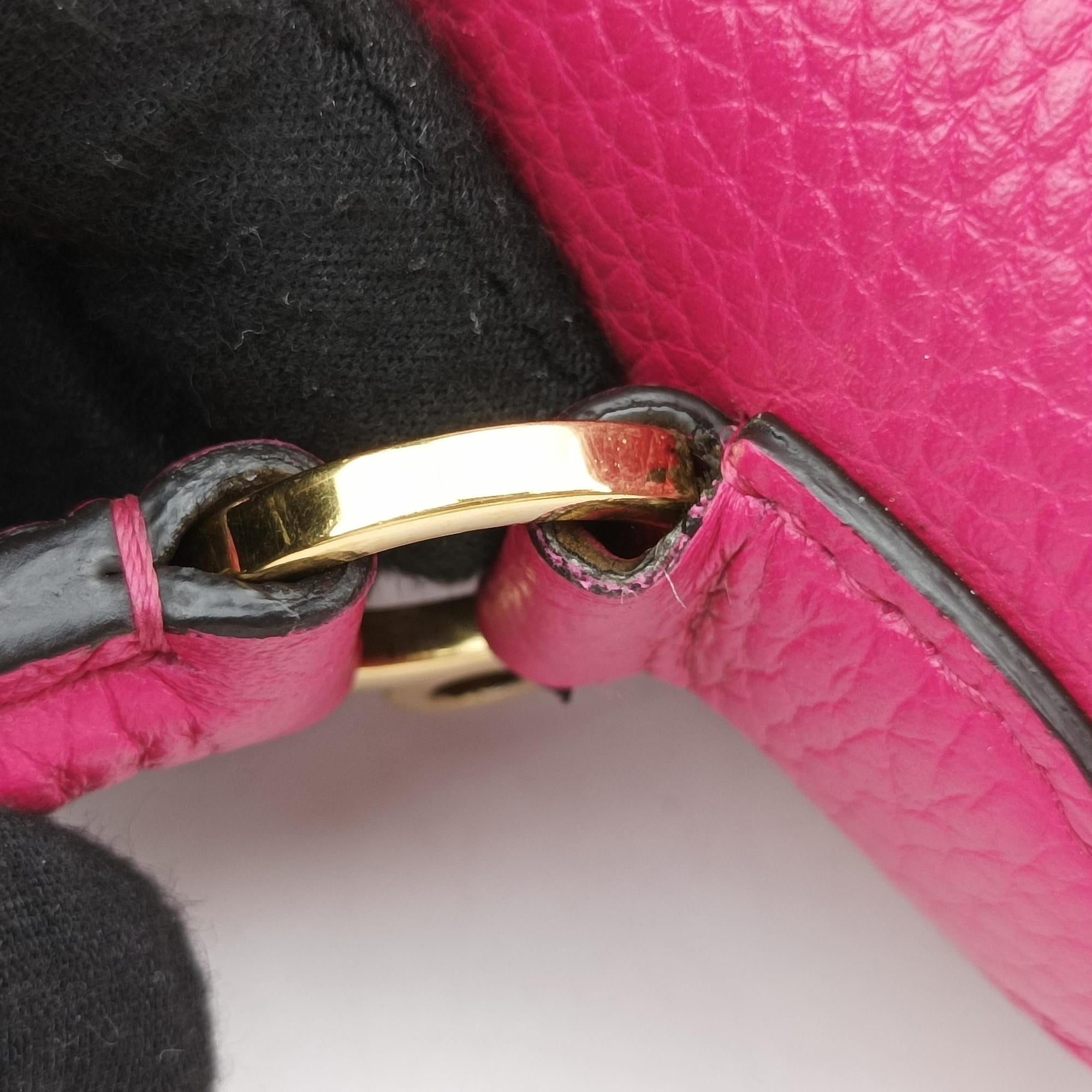 Legenne PM Rose leather B1067レジェンヌ PM ローズ レッド レザー B1067
