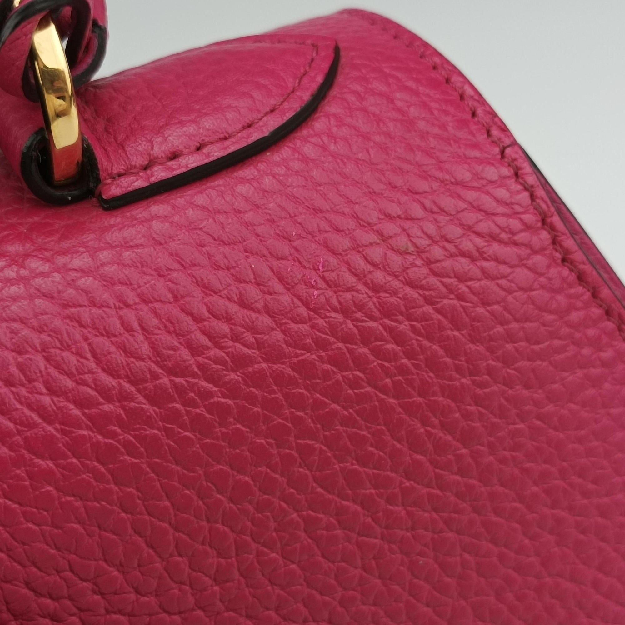 Legenne PM Rose leather B1067レジェンヌ PM ローズ レッド レザー B1067