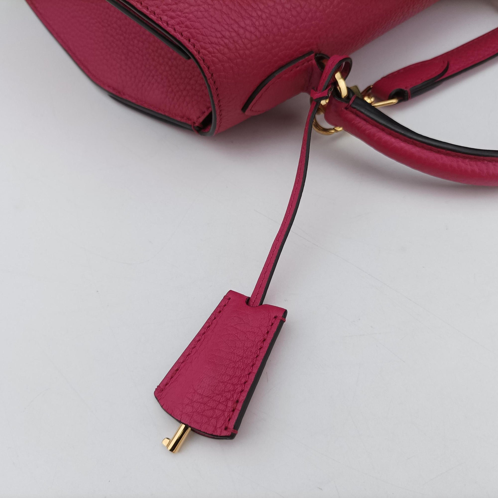 Legenne PM Rose leather B1067レジェンヌ PM ローズ レッド レザー B1067