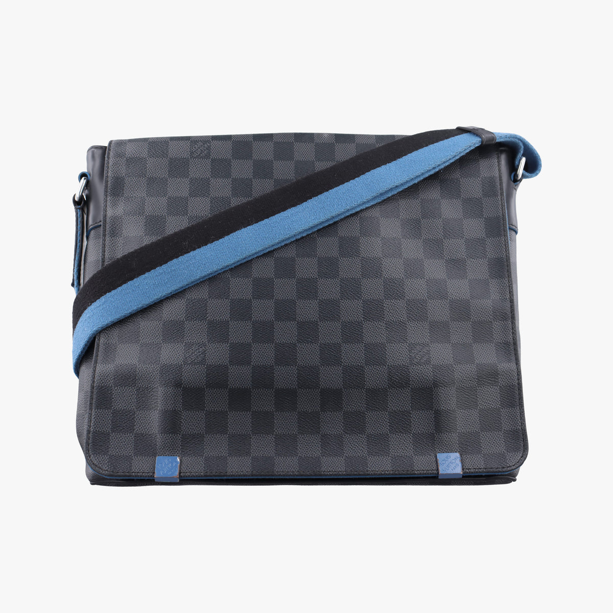 District PM Blue×Black Damier Graphite N42420 CA1138ディストリクトPM ブルー×ブラック ダミエ グラフィット N42420 CA1138
