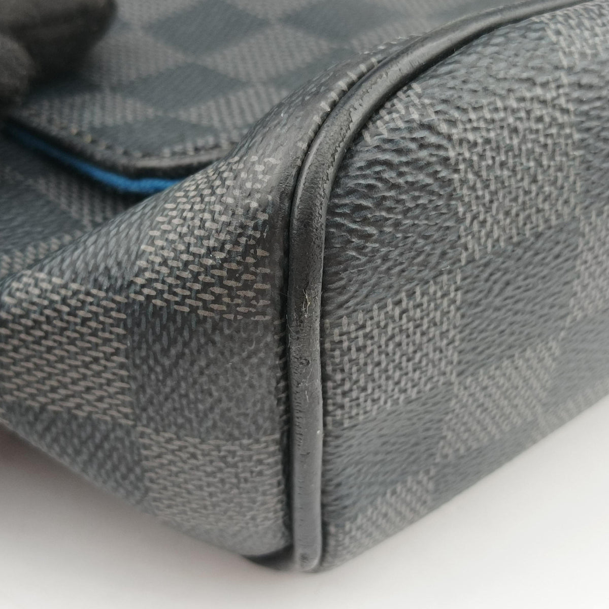 District PM Blue×Black Damier Graphite N42420 CA1138ディストリクトPM ブルー×ブラック ダミエ グラフィット N42420 CA1138