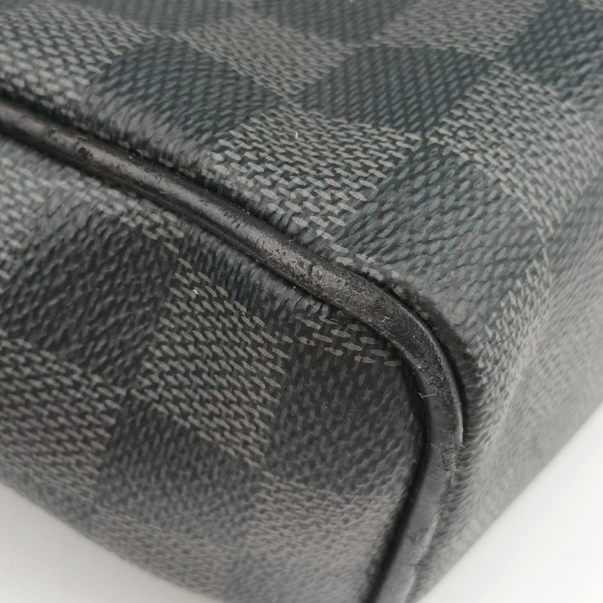 District PM Blue×Black Damier Graphite N42420 CA1138ディストリクトPM ブルー×ブラック ダミエ グラフィット N42420 CA1138
