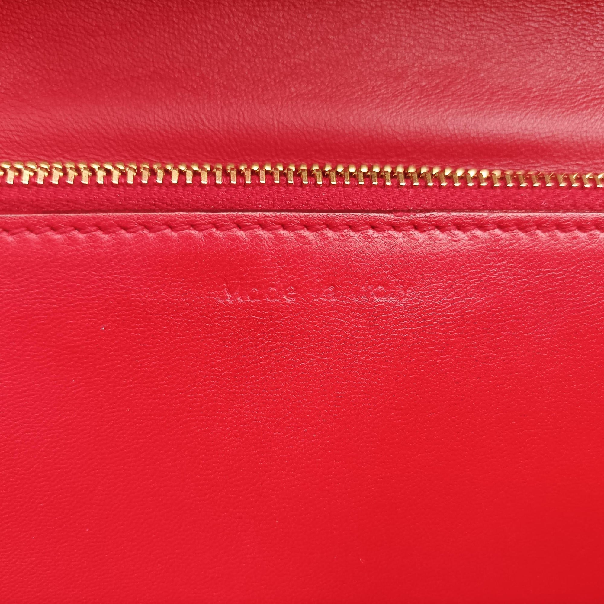 Classic Box Red Leather S-CE-0111クラシックボックス レッド レザー S-CE-0111