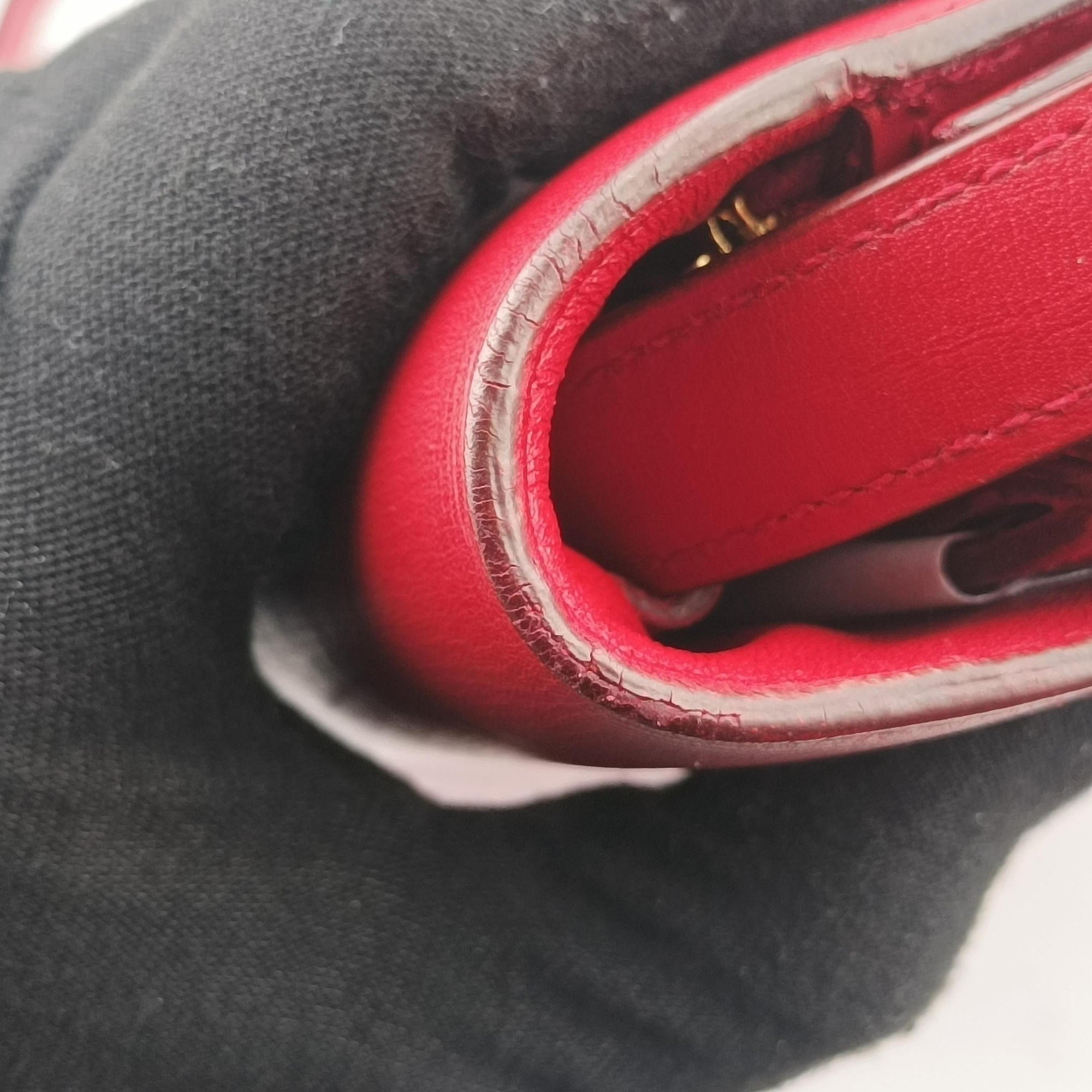 Classic Box Red Leather S-CE-0111クラシックボックス レッド レザー S-CE-0111