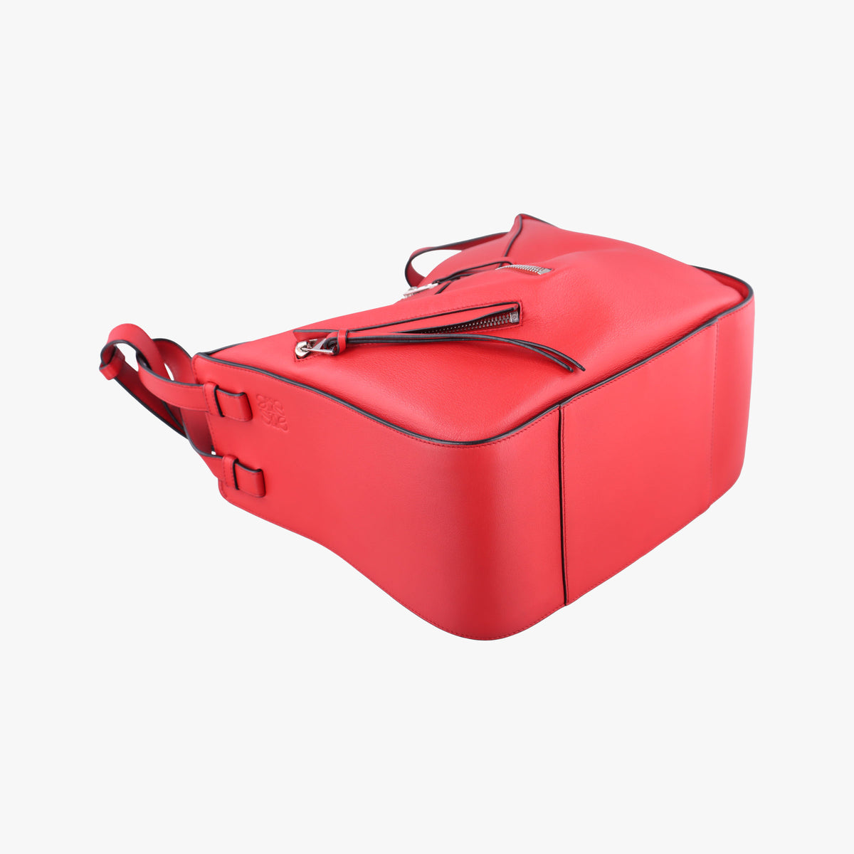Pre-owned Loewe Hammock Red Leather shoulderbag | stylenewstar