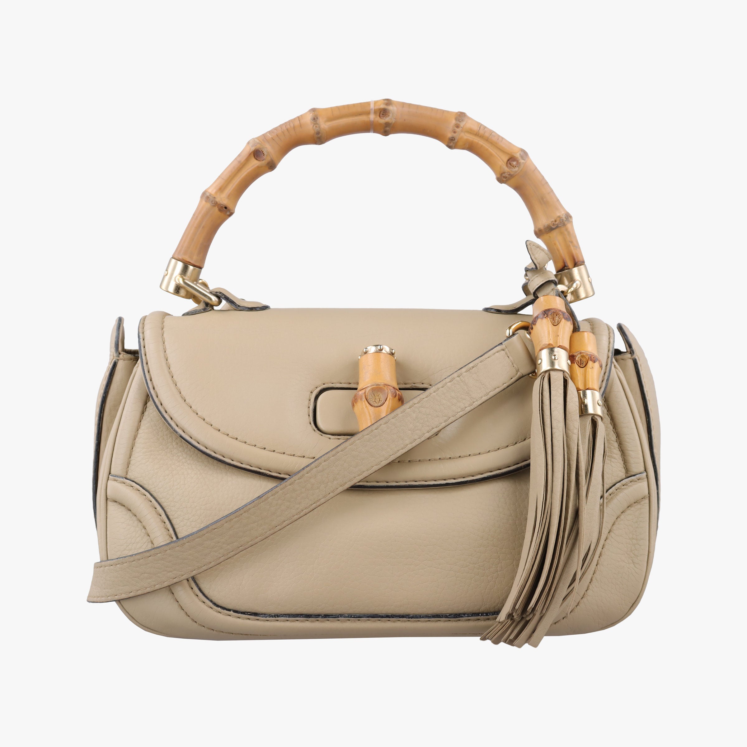 New Bamboo khaki Leather 254884 I8418936ニューバンブー カーキ レザー 254884 I8418936