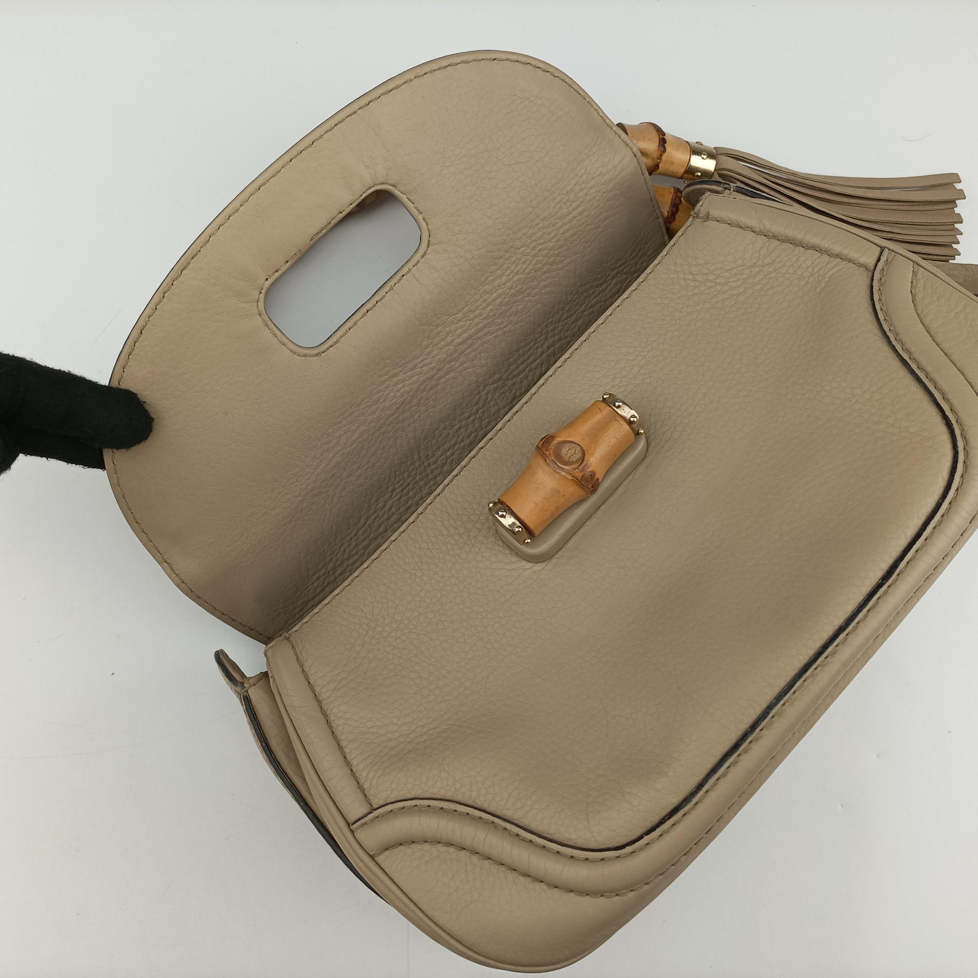 New Bamboo khaki Leather 254884 I8418936ニューバンブー カーキ レザー 254884 I8418936