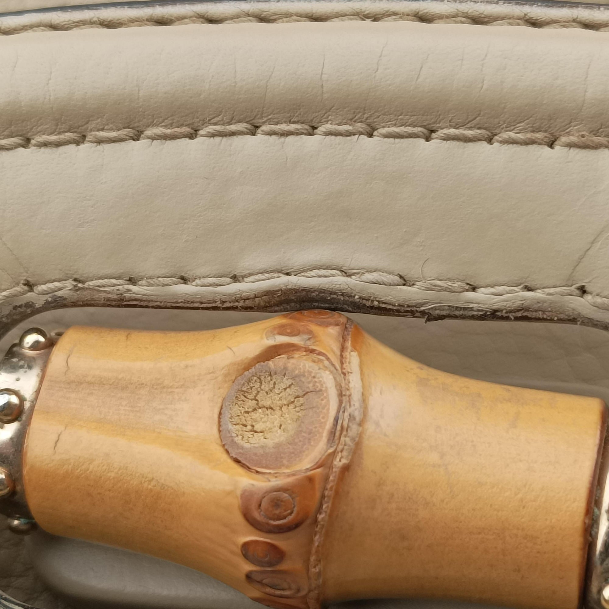 New Bamboo khaki Leather 254884 I8418936ニューバンブー カーキ レザー 254884 I8418936