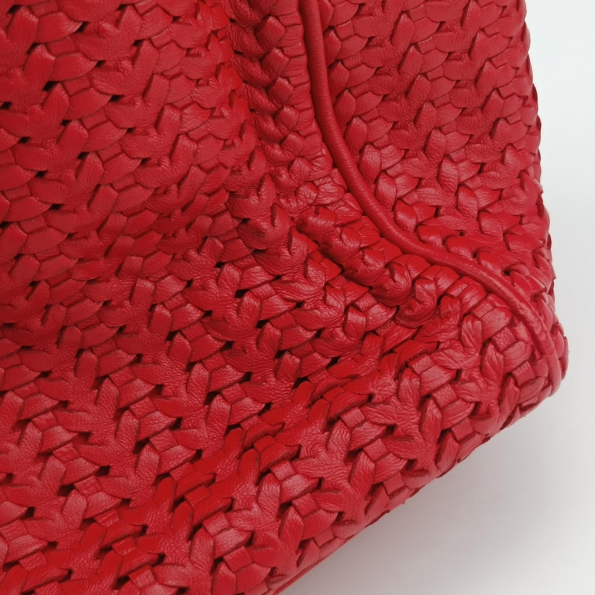 Soft Lady Dior Red lambskin 01-RU-0058ソフト レディディオール レッド ラムスキン 01-RU-0058