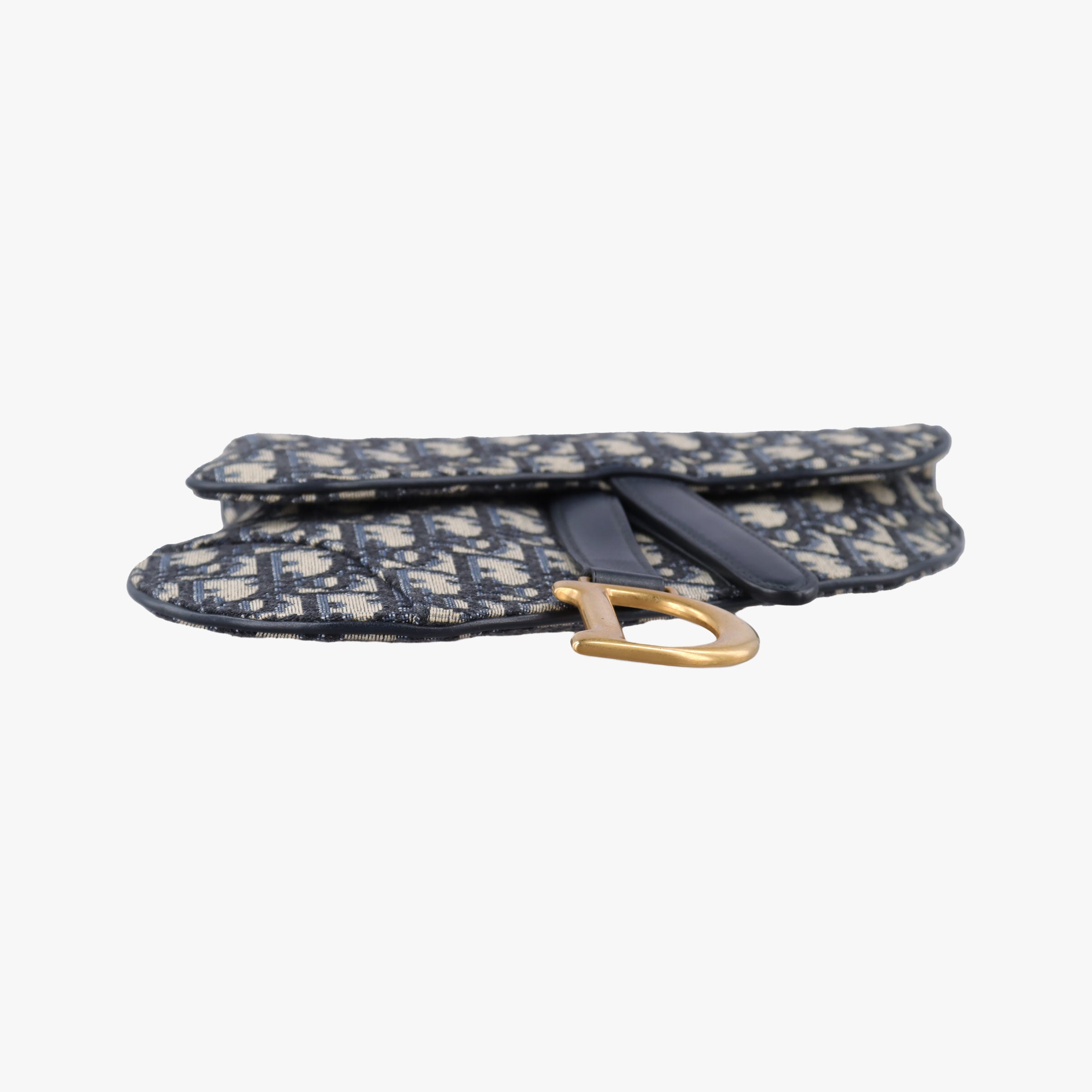 Saddle Navy Jacquard×Leather 50-MA-0149サドル ネイビー ジャガード×レザー 50-MA-0149