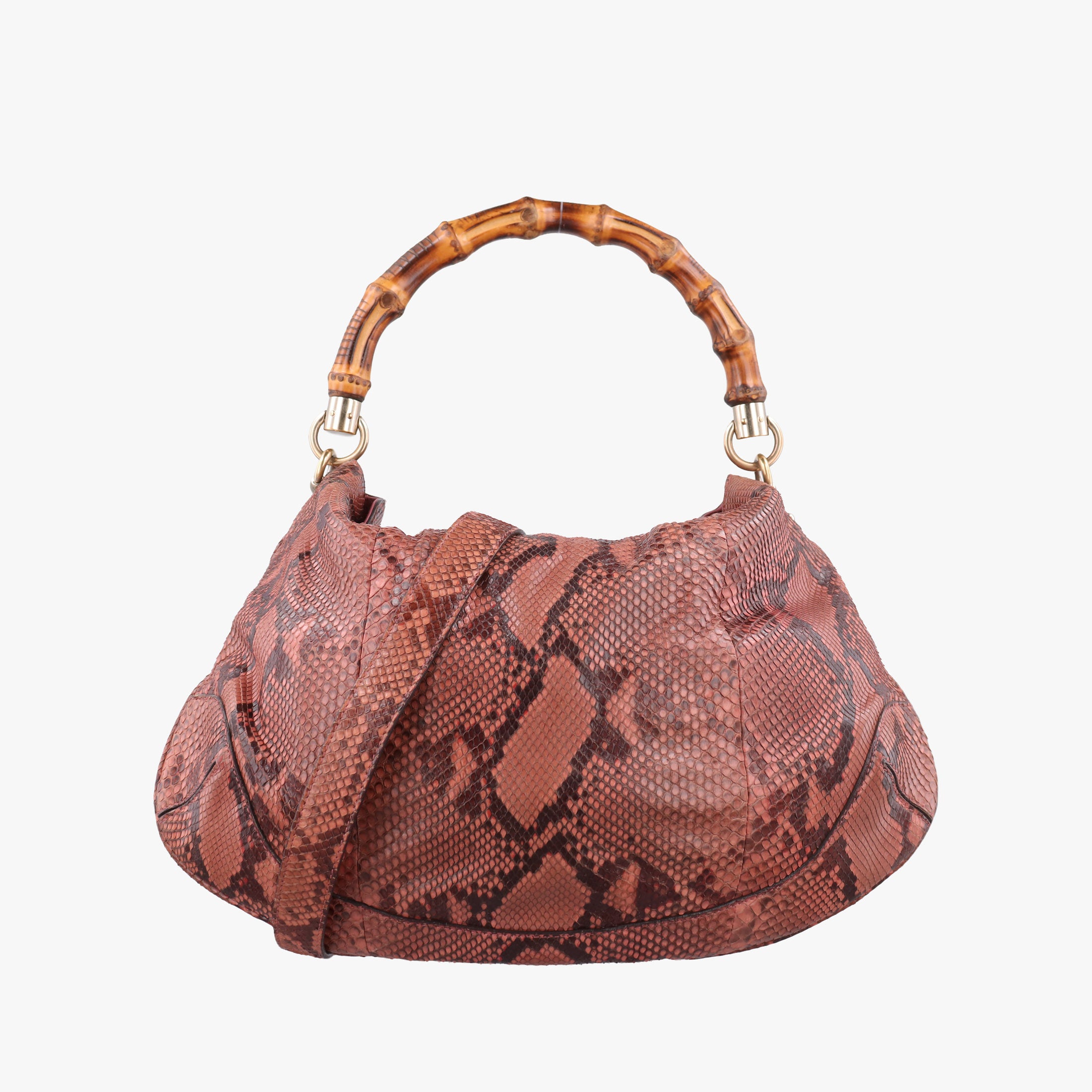 Bamboo Pink snakeskin 169961 I0138586バンブー ピンク ヘビ革 169961 I0138586