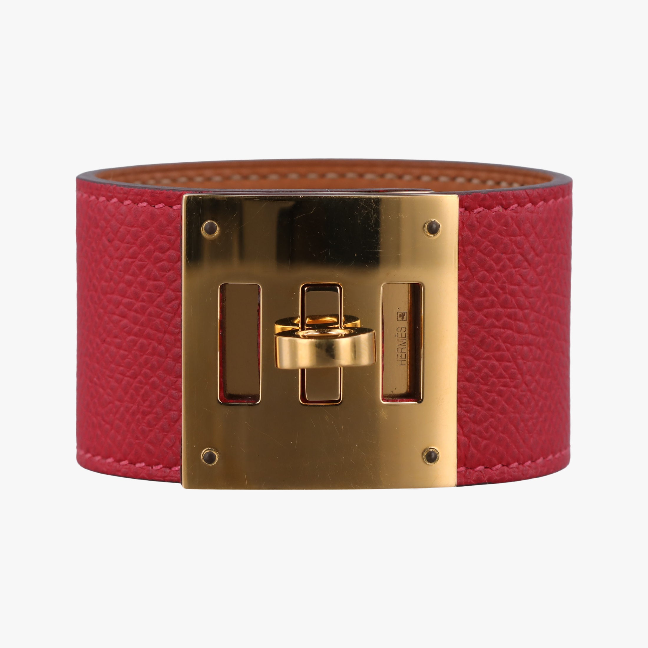 Kelly Style Lock Red×golden Leather × GP N□Q 40ケリー スタイル ロック レッド×ゴールド レザー×GP N□Q 40