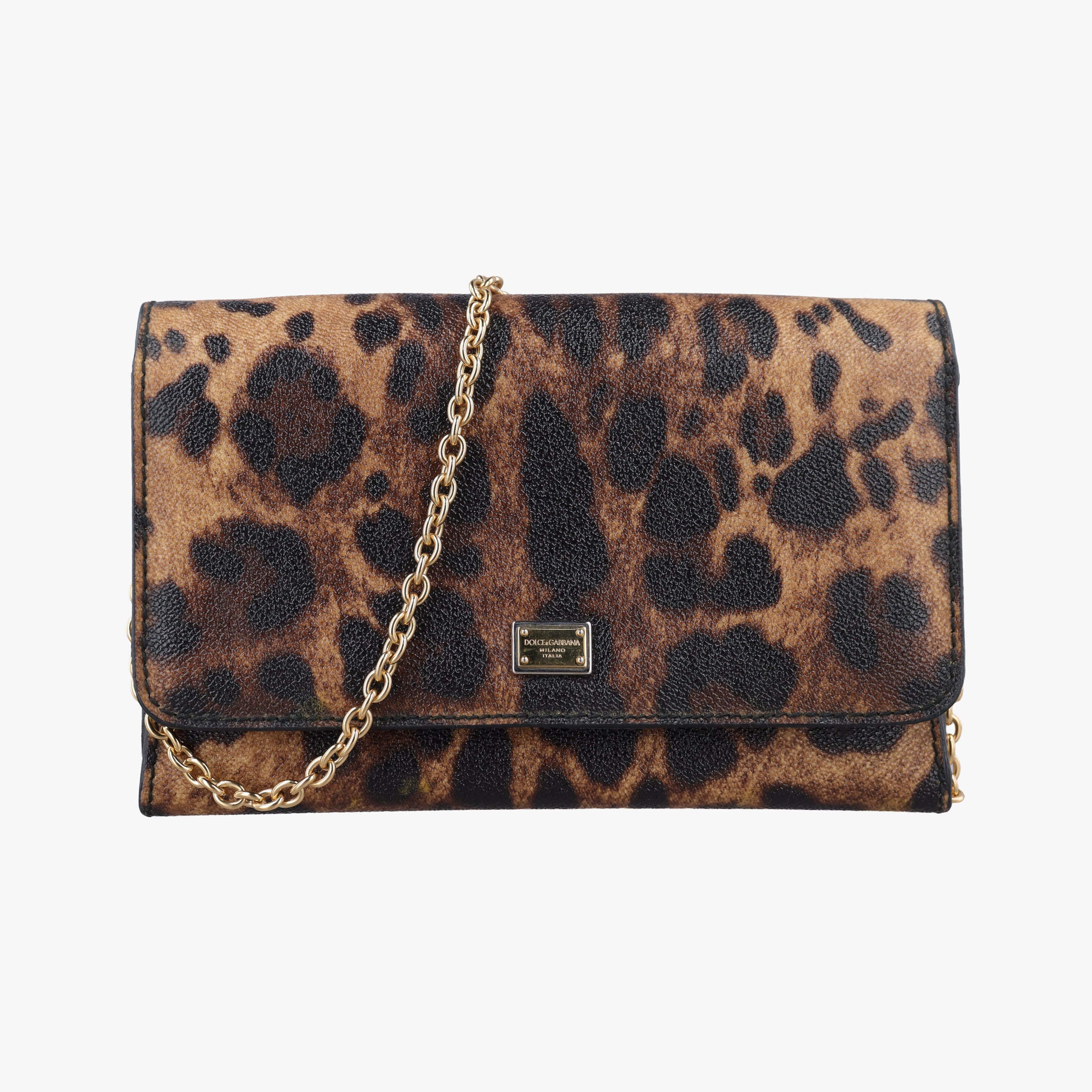 Dauphine Leopard Brown Coated Canvas レオパード ヒョウ柄 ブラウン コーティングキャンバス