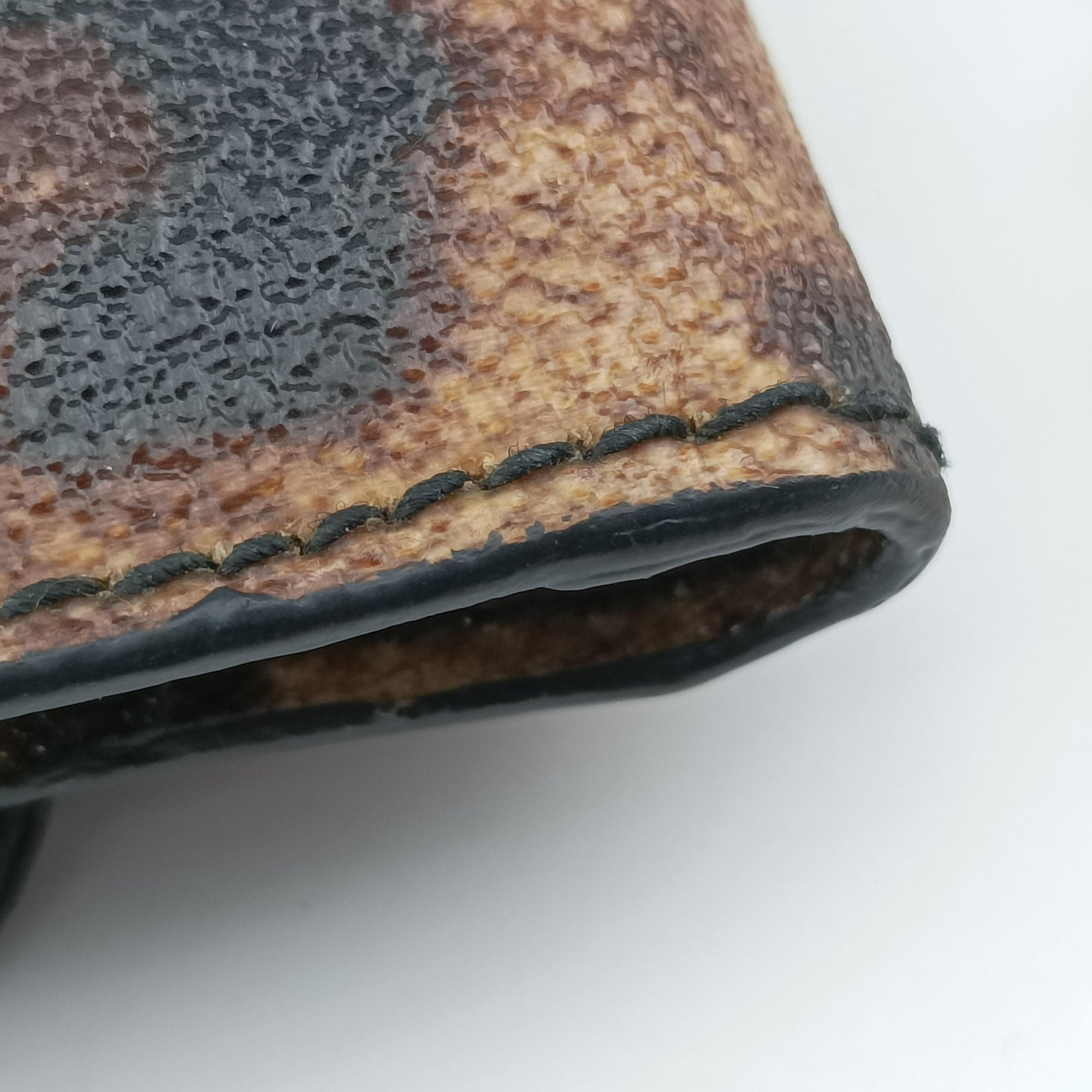 Dauphine Leopard Brown Coated Canvas レオパード ヒョウ柄 ブラウン コーティングキャンバス