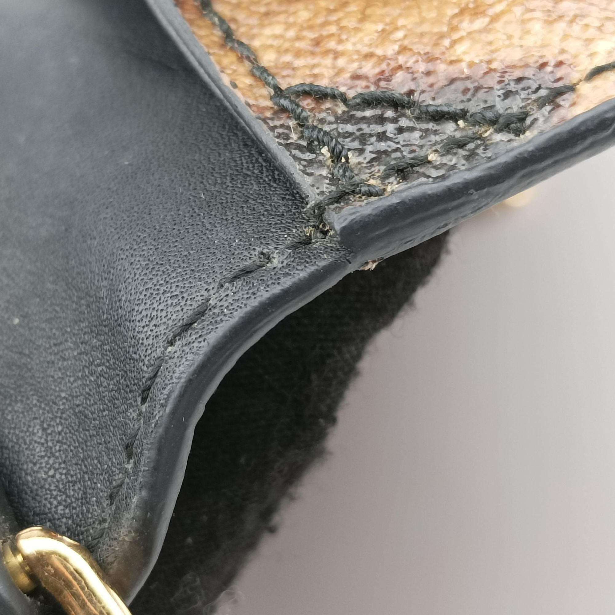 Dauphine Leopard Brown Coated Canvas レオパード ヒョウ柄 ブラウン コーティングキャンバス