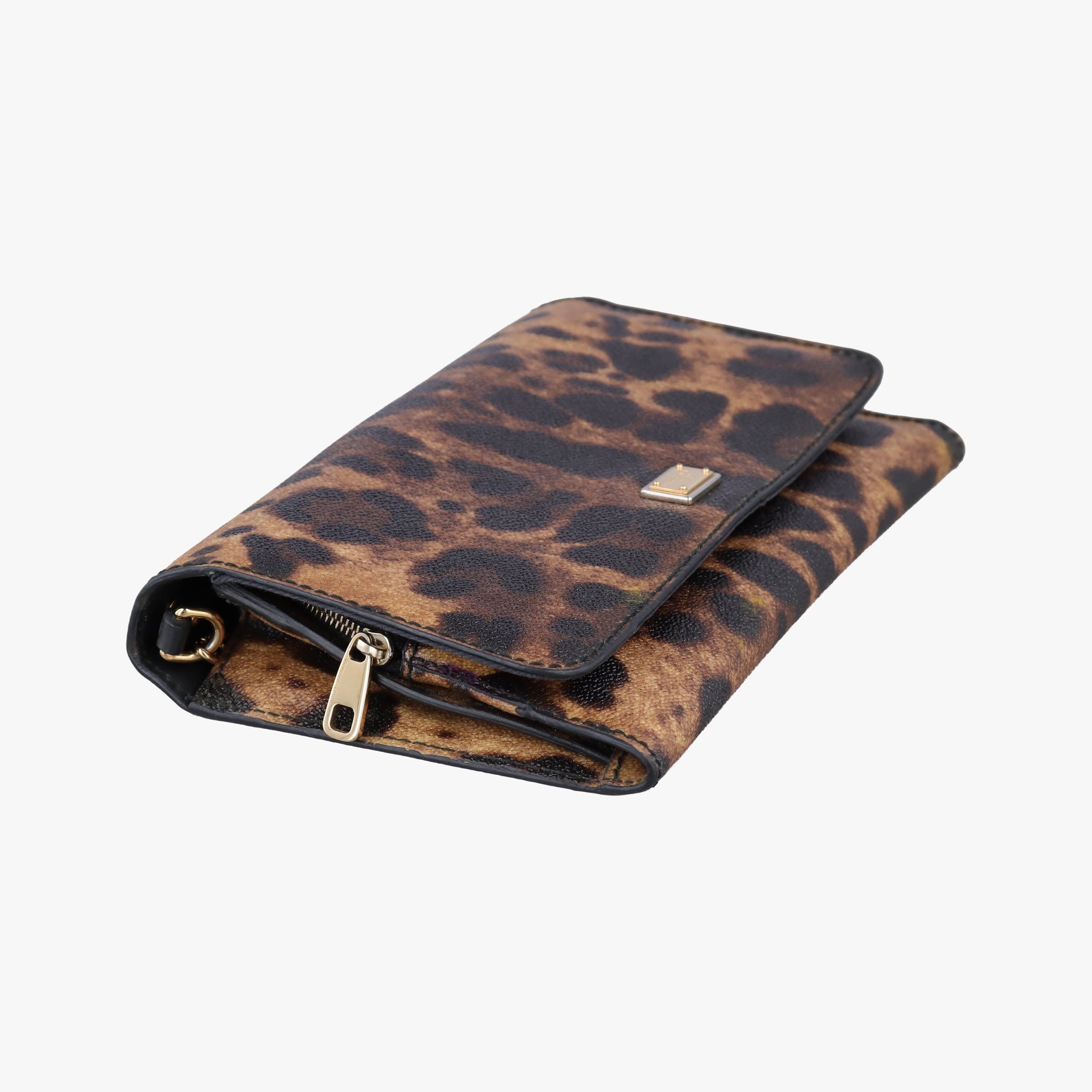 Dauphine Leopard Brown Coated Canvas レオパード ヒョウ柄 ブラウン コーティングキャンバス