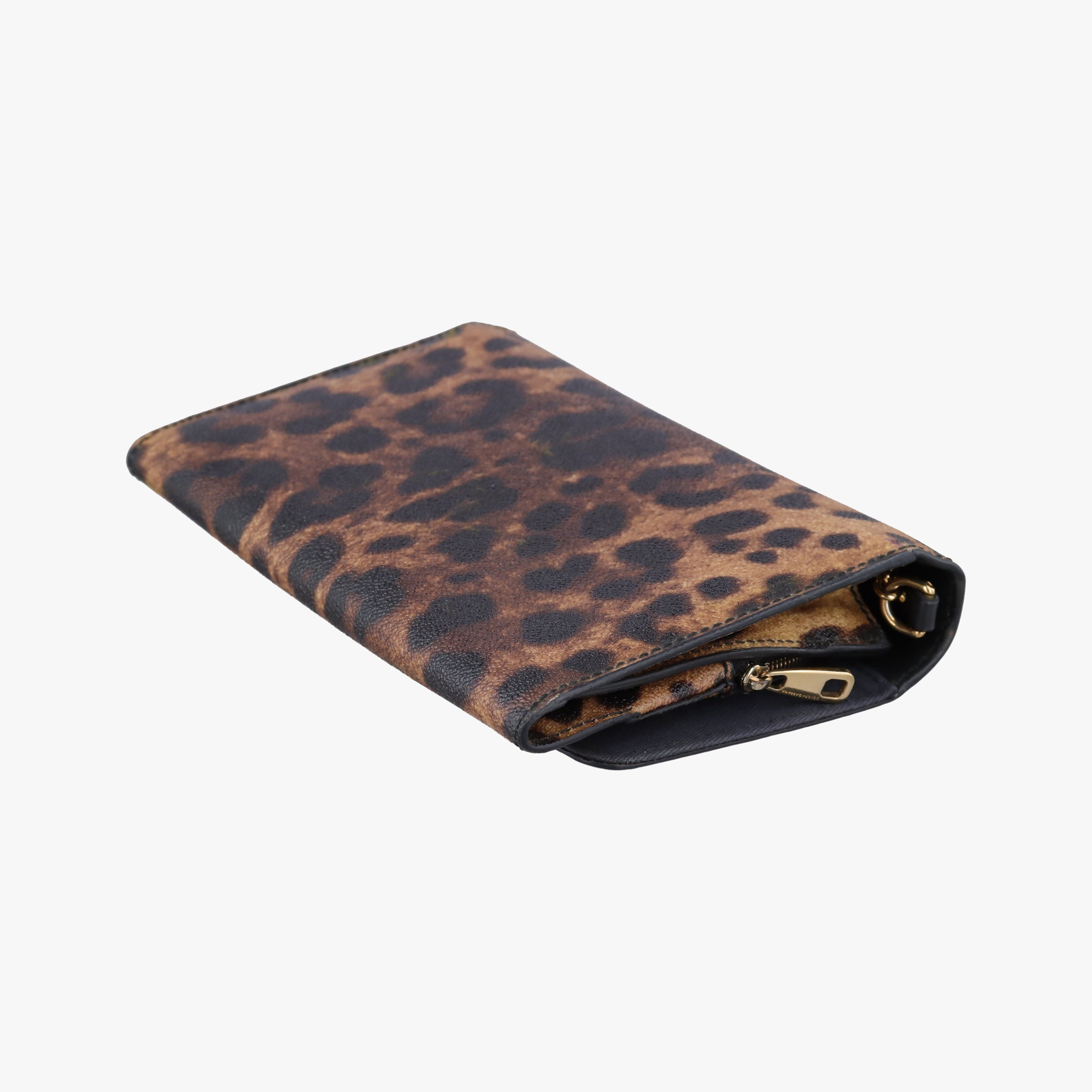 Dauphine Leopard Brown Coated Canvas レオパード ヒョウ柄 ブラウン コーティングキャンバス