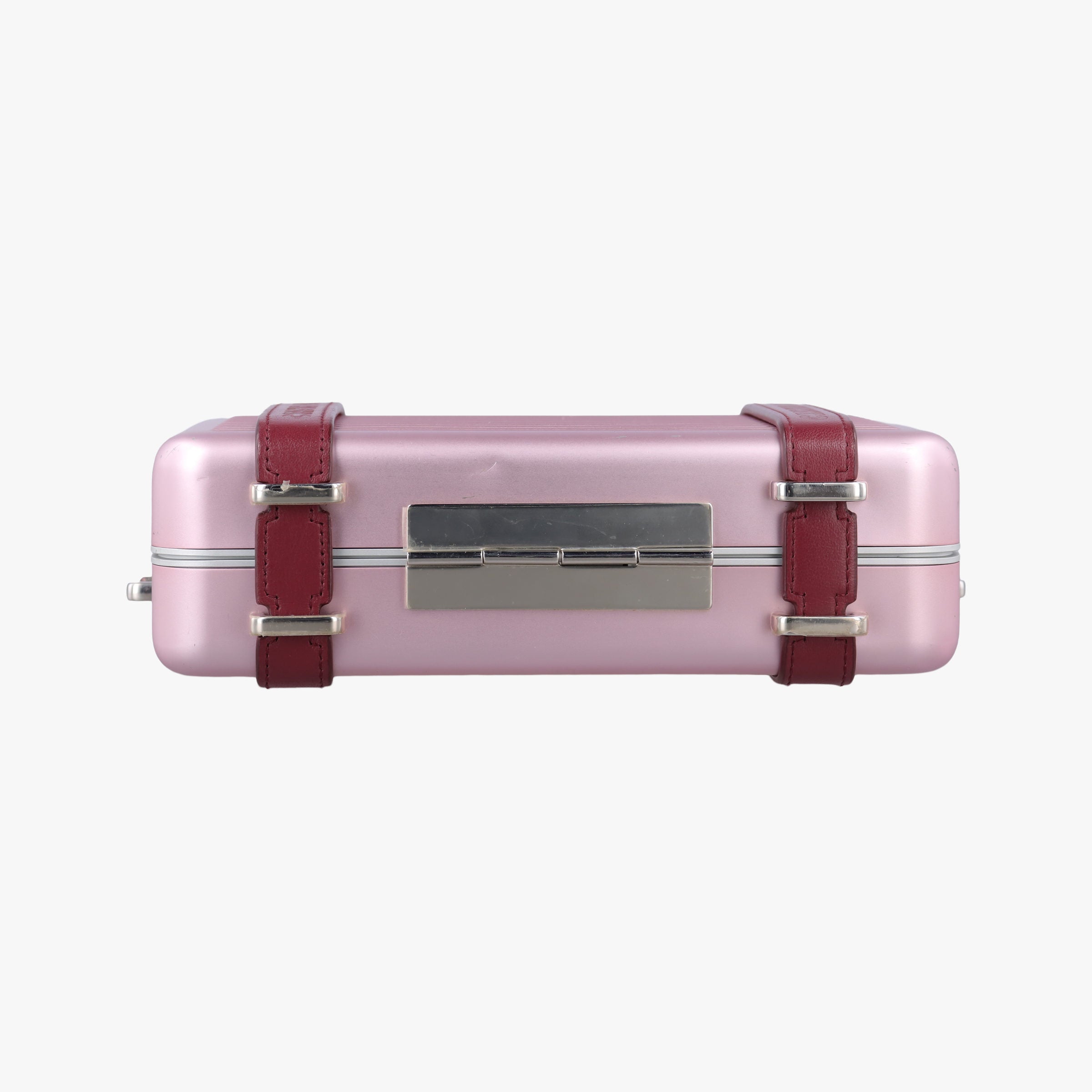 Rimowa Collaboration Pink×red Aluminum×Leather 25-BO-1129リモワコラボ ピンク×レッド アルミニウム×レザー 25-BO-1129