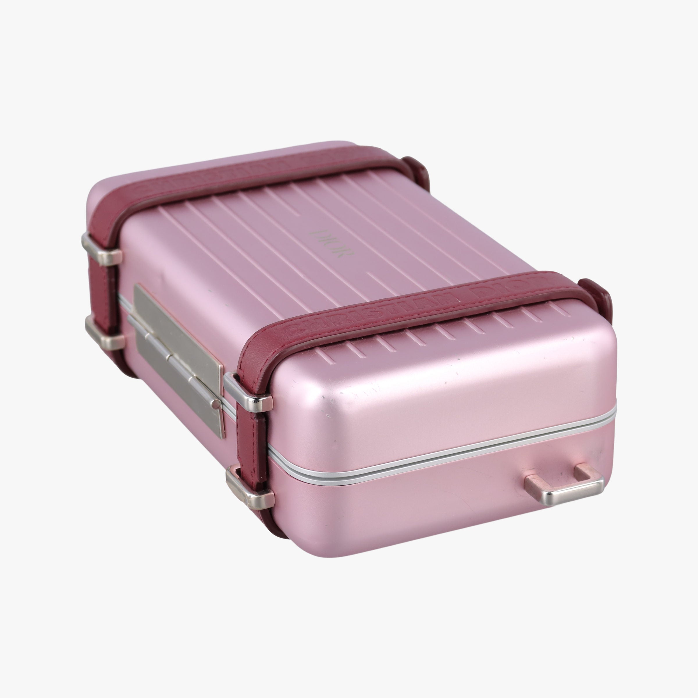 Rimowa Collaboration Pink×red Aluminum×Leather 25-BO-1129リモワコラボ ピンク×レッド アルミニウム×レザー 25-BO-1129