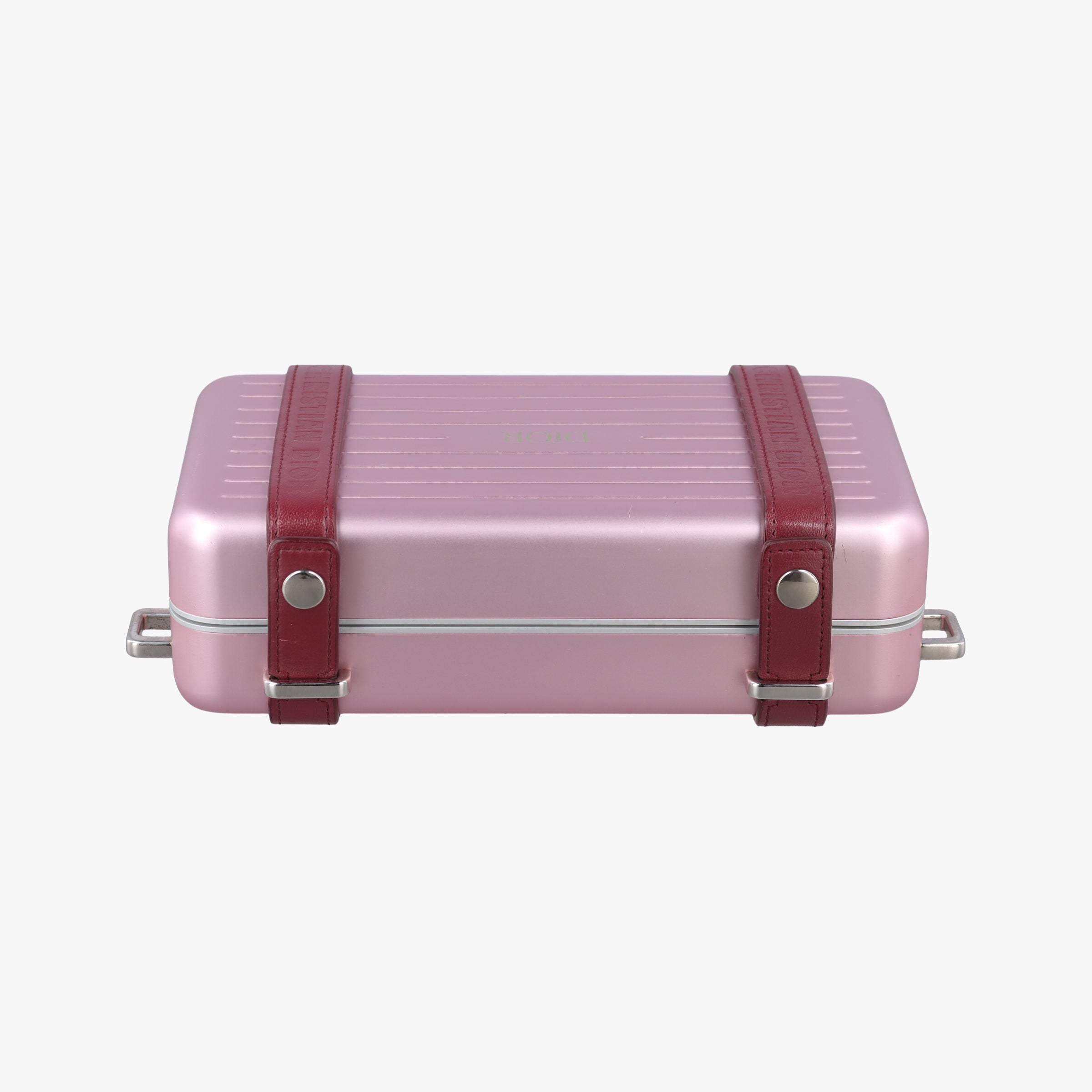 Rimowa Collaboration Pink×red Aluminum×Leather 25-BO-1129リモワコラボ ピンク×レッド アルミニウム×レザー 25-BO-1129