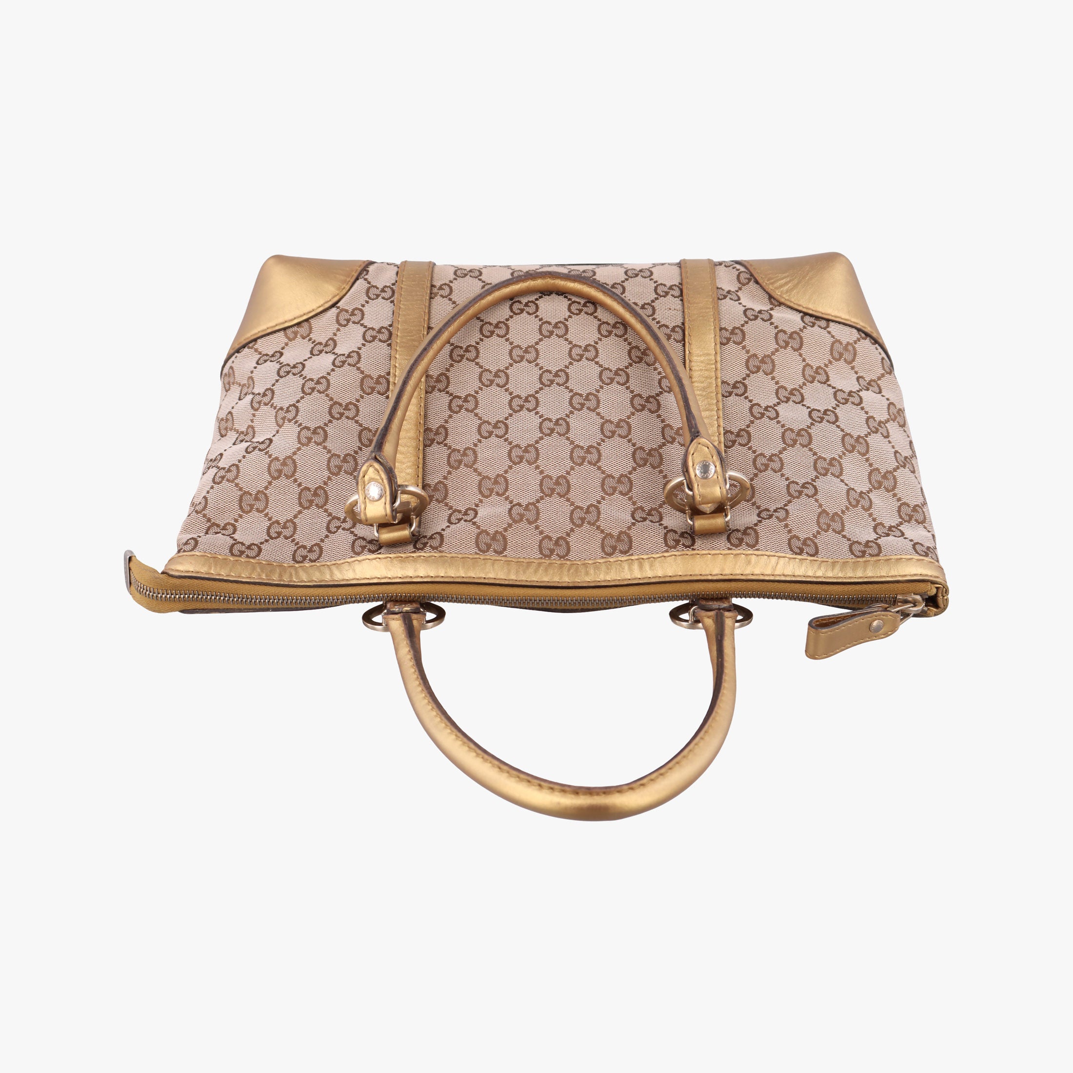 Lovely Gold × Beige × Brown GG canvas×leather 257069 F9246895ラブリー ゴールド × ベージュ × ブラウン GG キャンバス×レザー 257069 F9246895