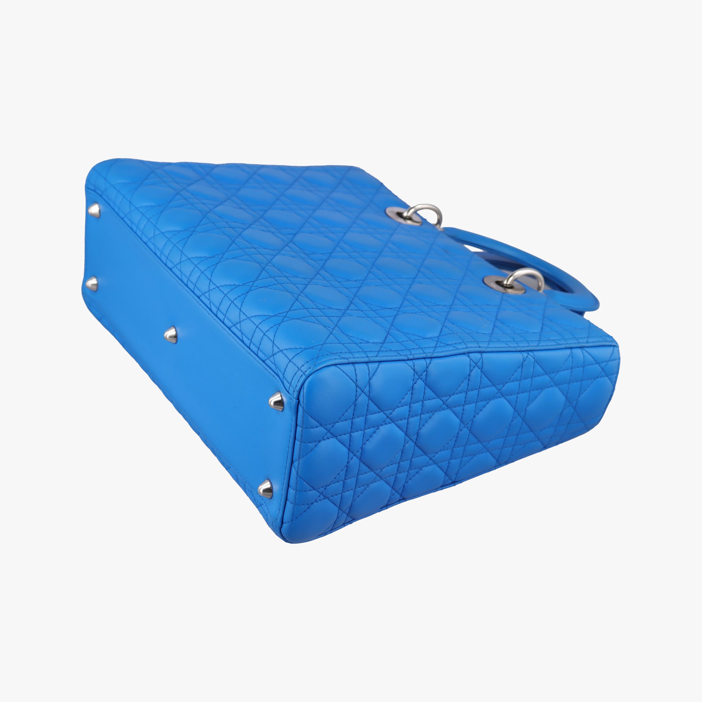 Lady Dior Blue lambskin 18-MA-0163レディディオール ブルー ラムスキン 18-MA-0163