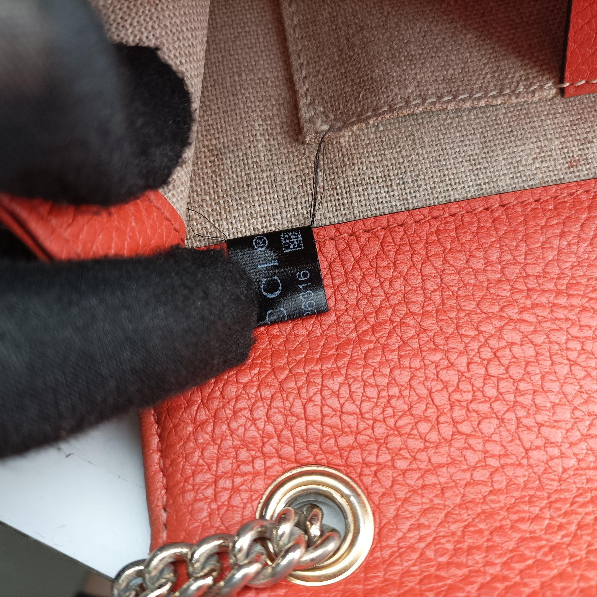 Interlocking G Orange Leather 510304 I025426316インターロッキングG オレンジ レザー 510304 I025426316