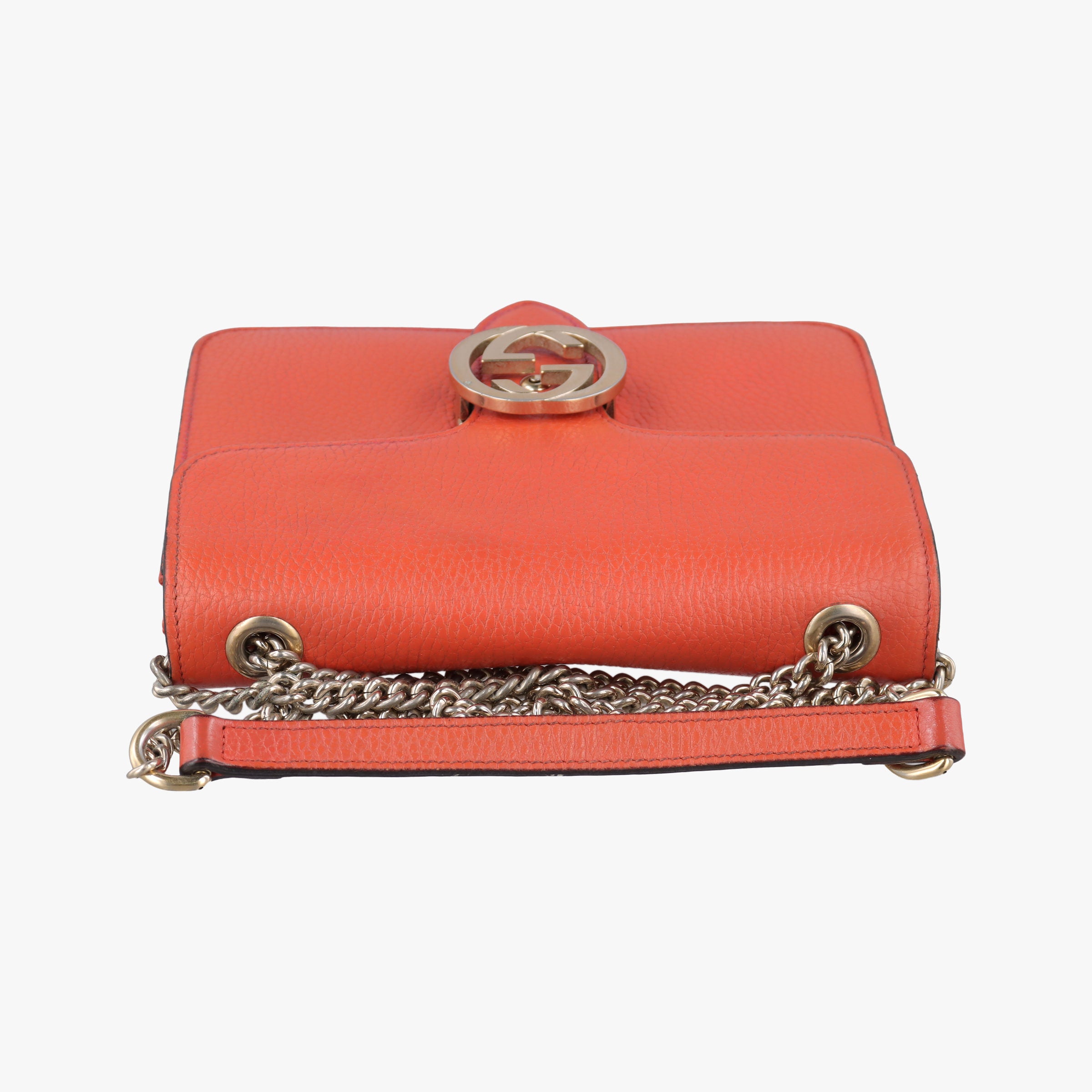 Interlocking G Orange Leather 510304 I025426316インターロッキングG オレンジ レザー 510304 I025426316