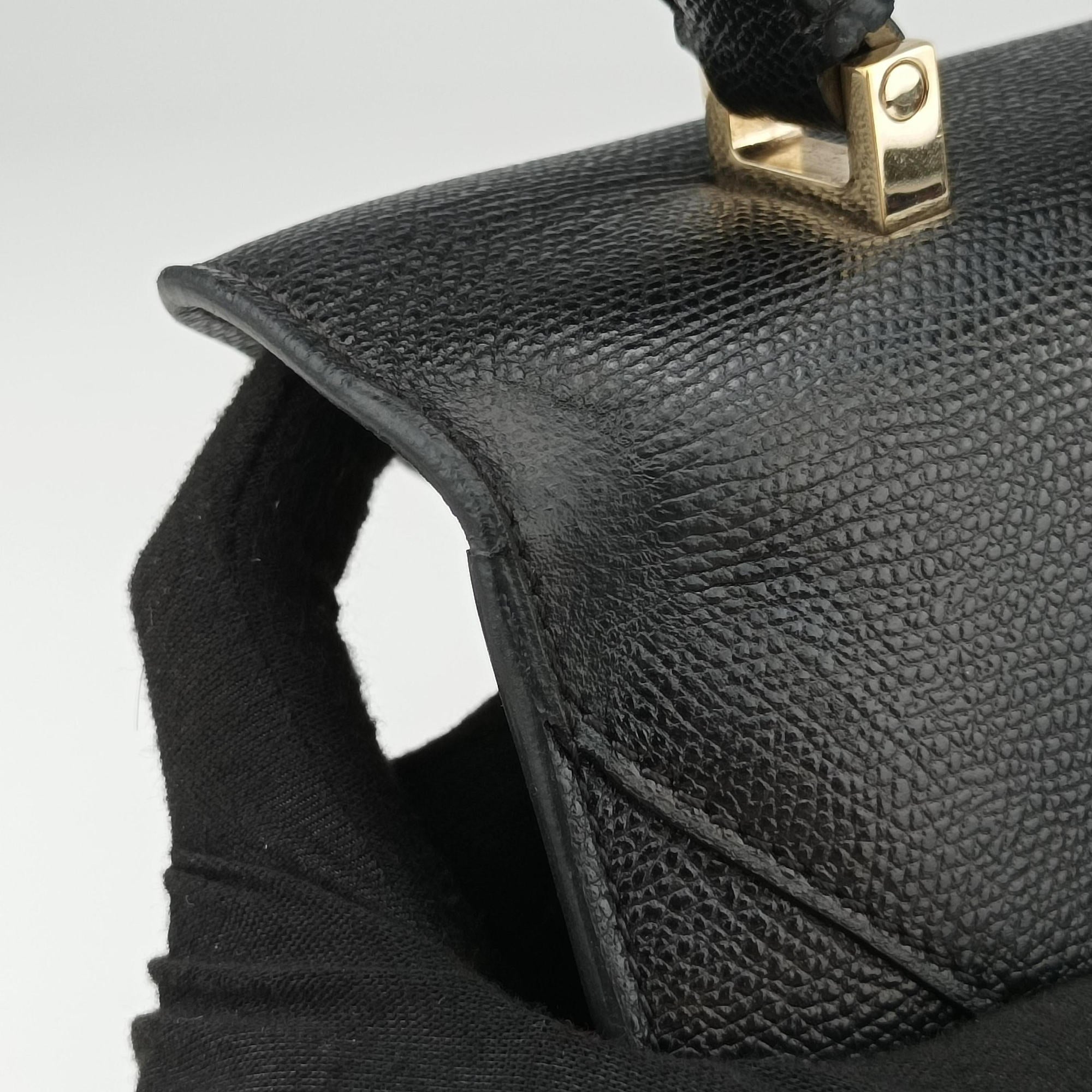 Iside Black Calfskin N 376815イジィデ ブラック カーフスキン N 376815