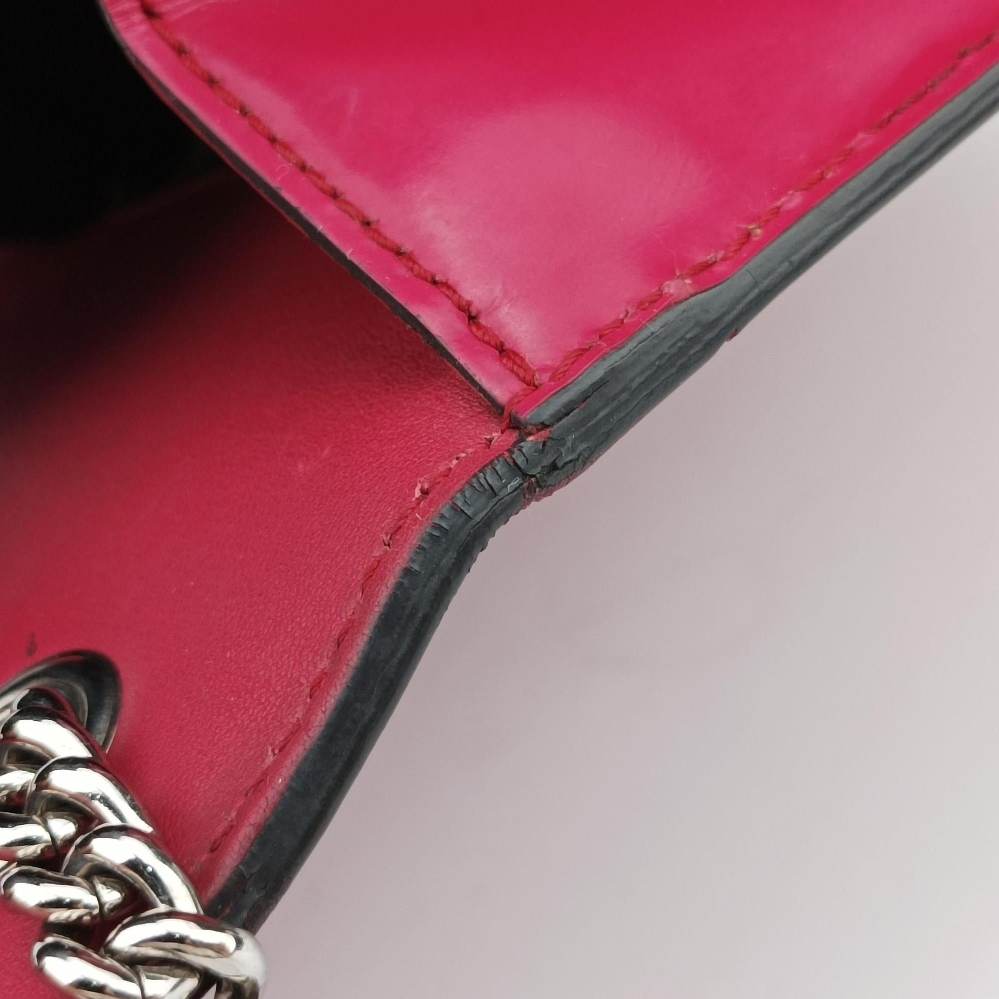 Interlocking G Red Patent Leather 387609 A018466107インターロッキングG レッド パテント 387609 A018466107