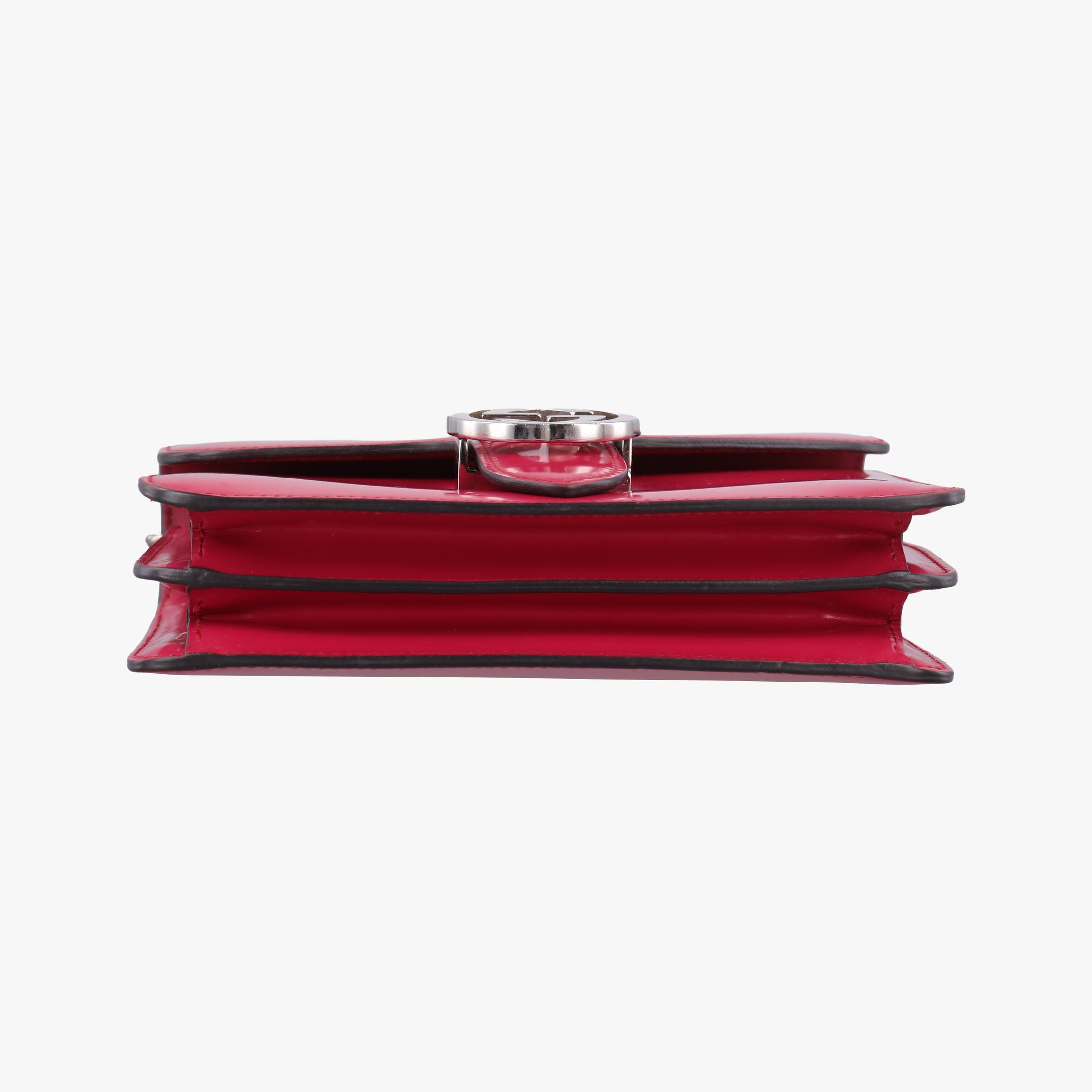 Interlocking G Red Patent Leather 387609 A018466107インターロッキングG レッド パテント 387609 A018466107