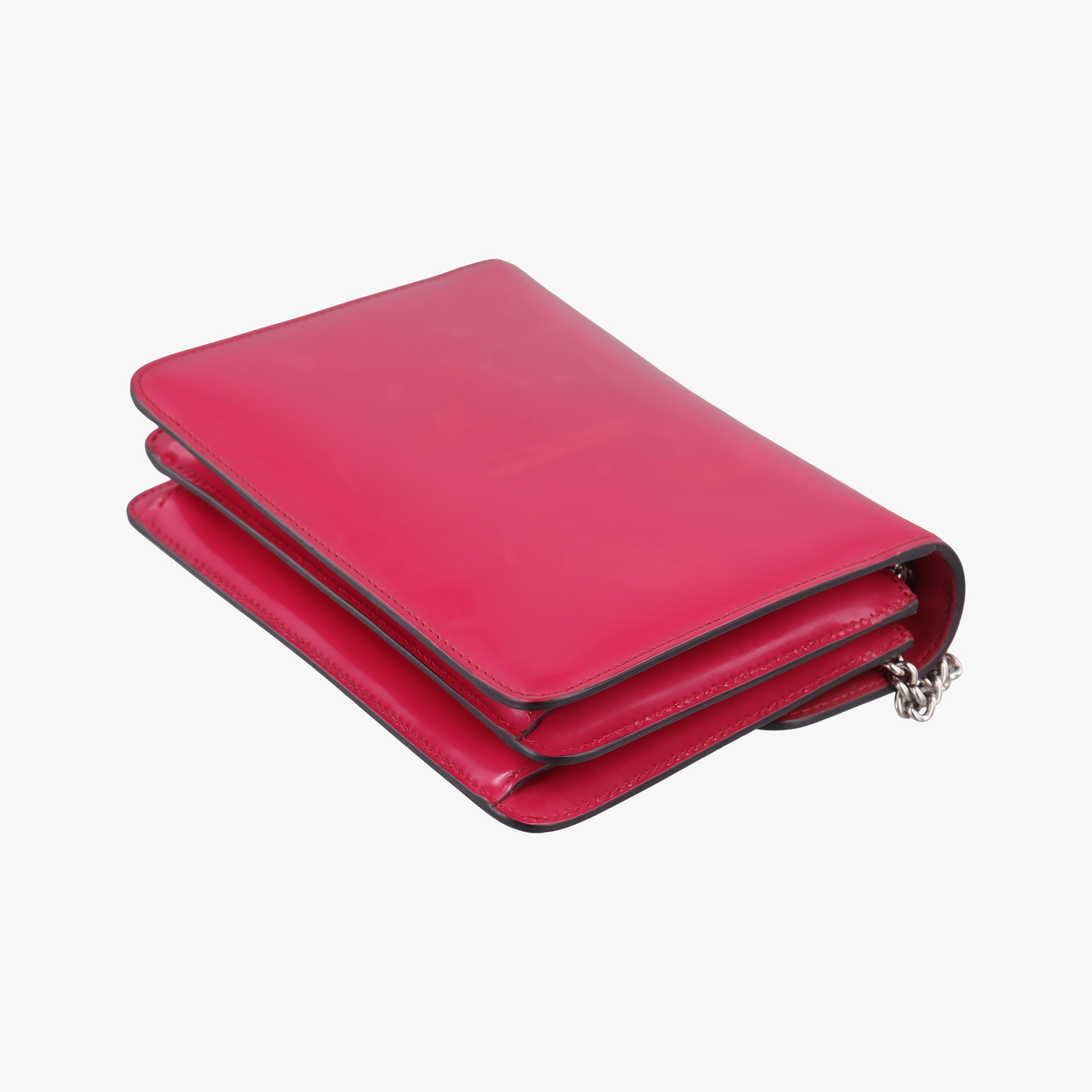 Interlocking G Red Patent Leather 387609 A018466107インターロッキングG レッド パテント 387609 A018466107