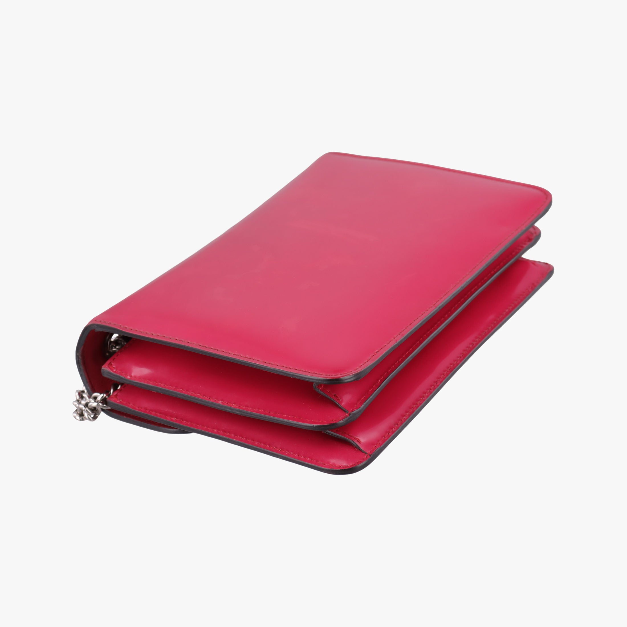 Interlocking G Red Patent Leather 387609 A018466107インターロッキングG レッド パテント 387609 A018466107