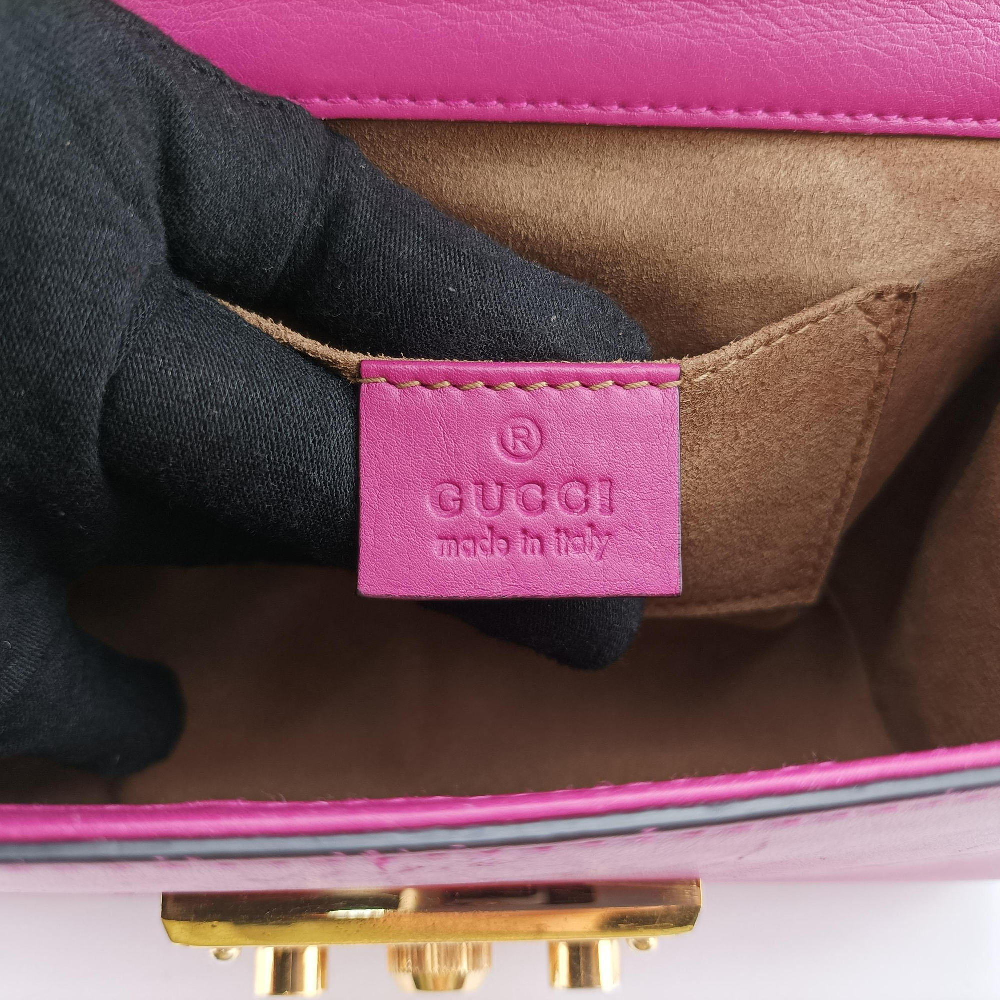 Padlock Rose Leather 409487 B019358951パドロック ローズ レッド レザー 409487 B019358951