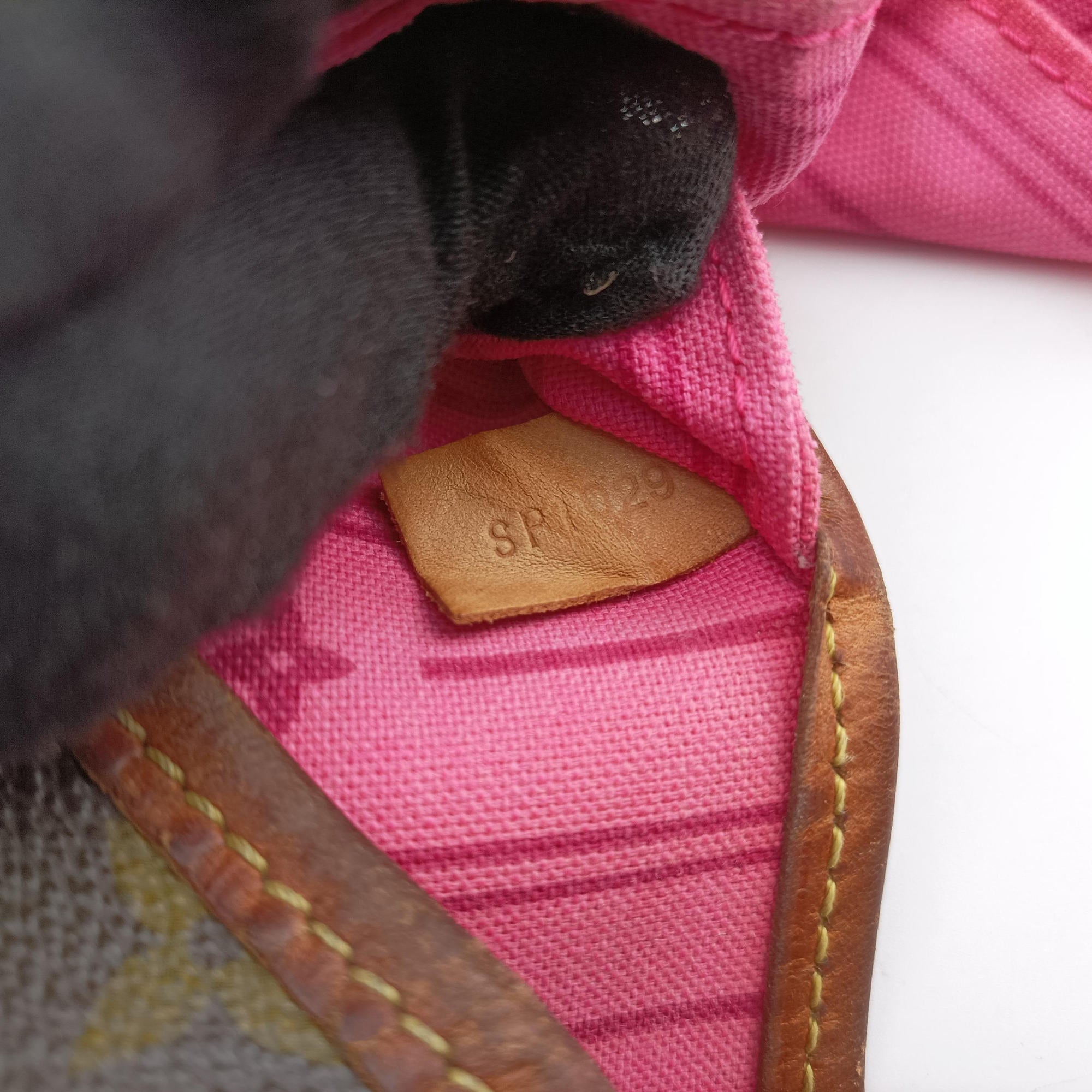 Neverfull MM brown×multi Monogram rose M48613 SP1029ネヴァーフルMM モノグラム/ブラウン×マルチ モノグラムローズ M48613 SP1029