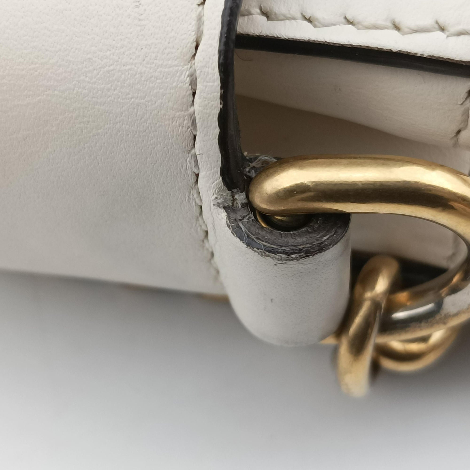 Broadway Pearl Bee White Leather 453778 I021993397ブロードウェイ パール ビー ホワイト レザー 453778 I021993397