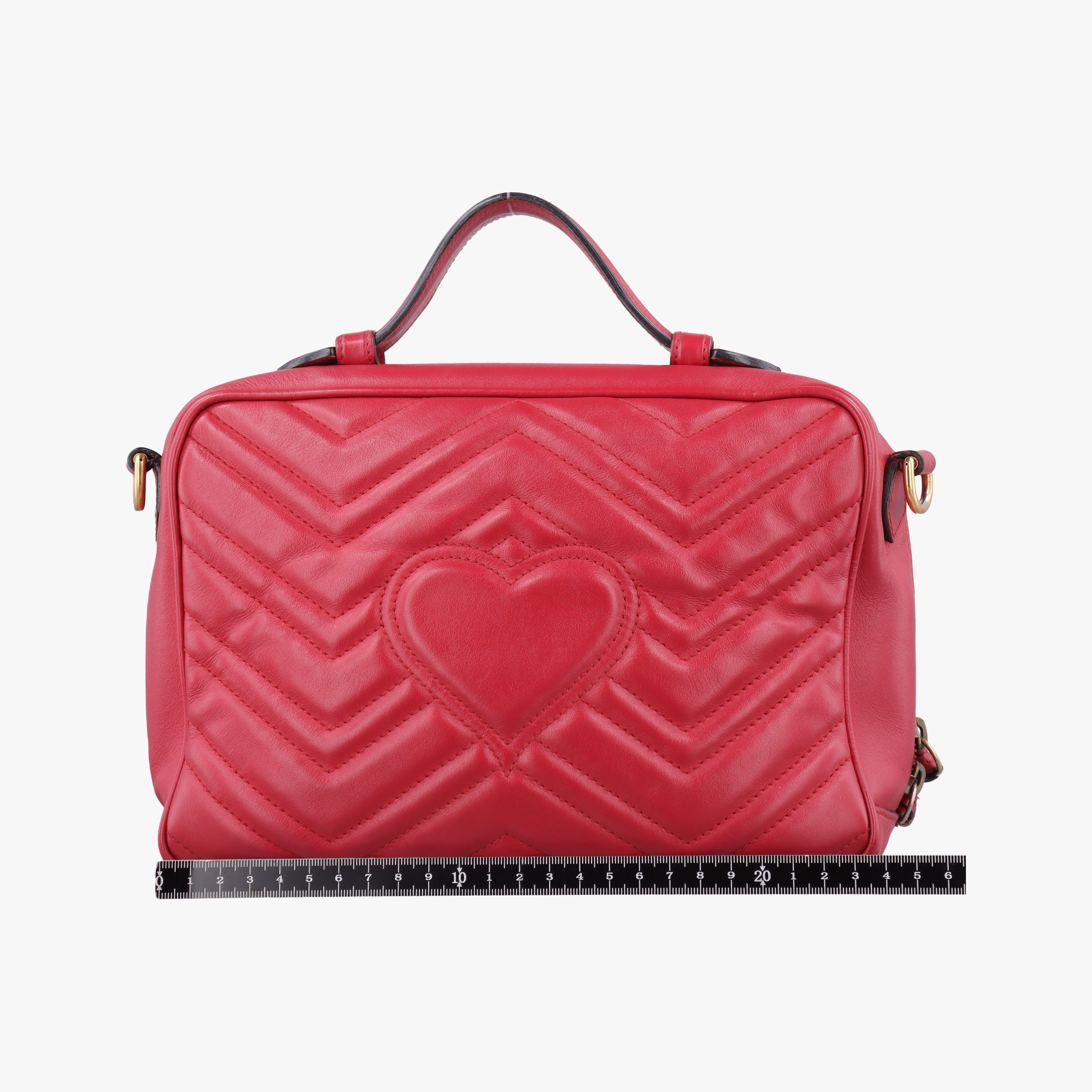 GG Marmont Red Leather 498100 A025661559GGマーモント レッド レザー 498100 A025661559