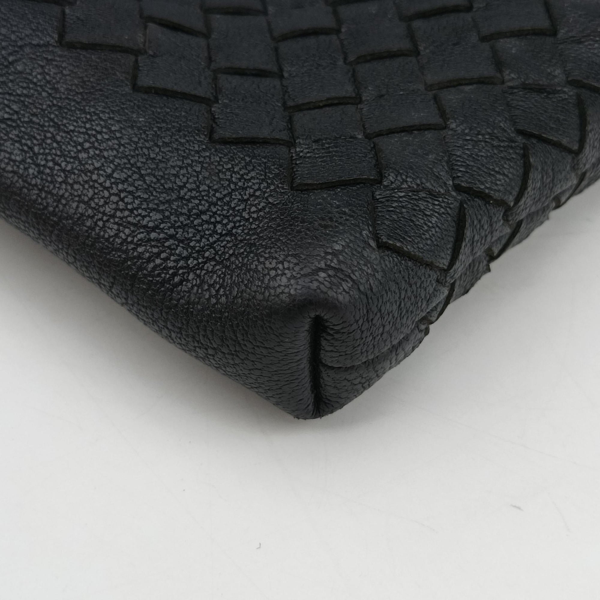 Intrecciato Dark Gray × Blue lambskin B04593134Yイントレチャート ダークグレー × ブルー ラムスキン B04593134Y