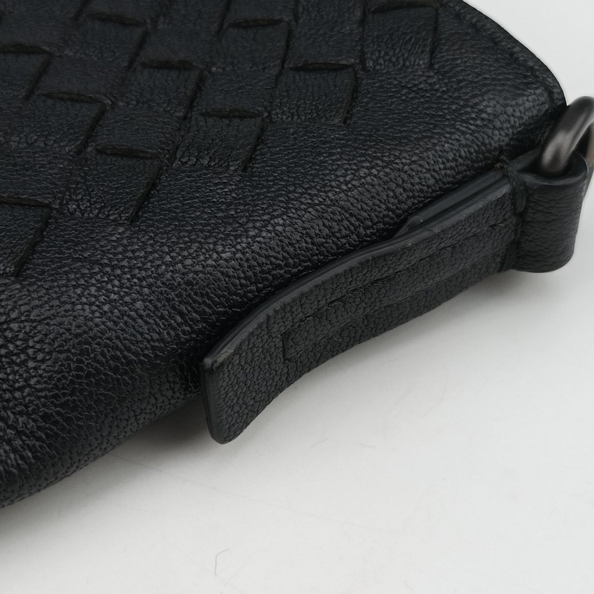 Intrecciato Dark Gray × Blue lambskin B04593134Yイントレチャート ダークグレー × ブルー ラムスキン B04593134Y