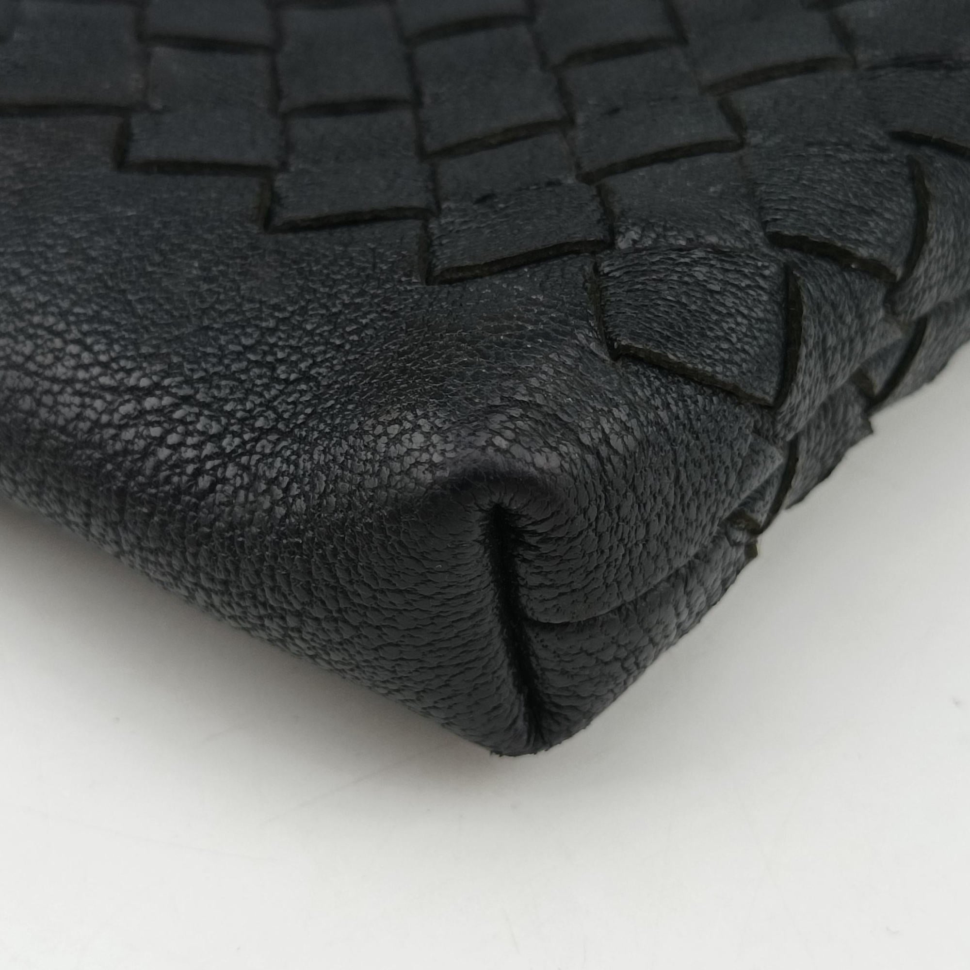 Intrecciato Dark Gray × Blue lambskin B04593134Yイントレチャート ダークグレー × ブルー ラムスキン B04593134Y