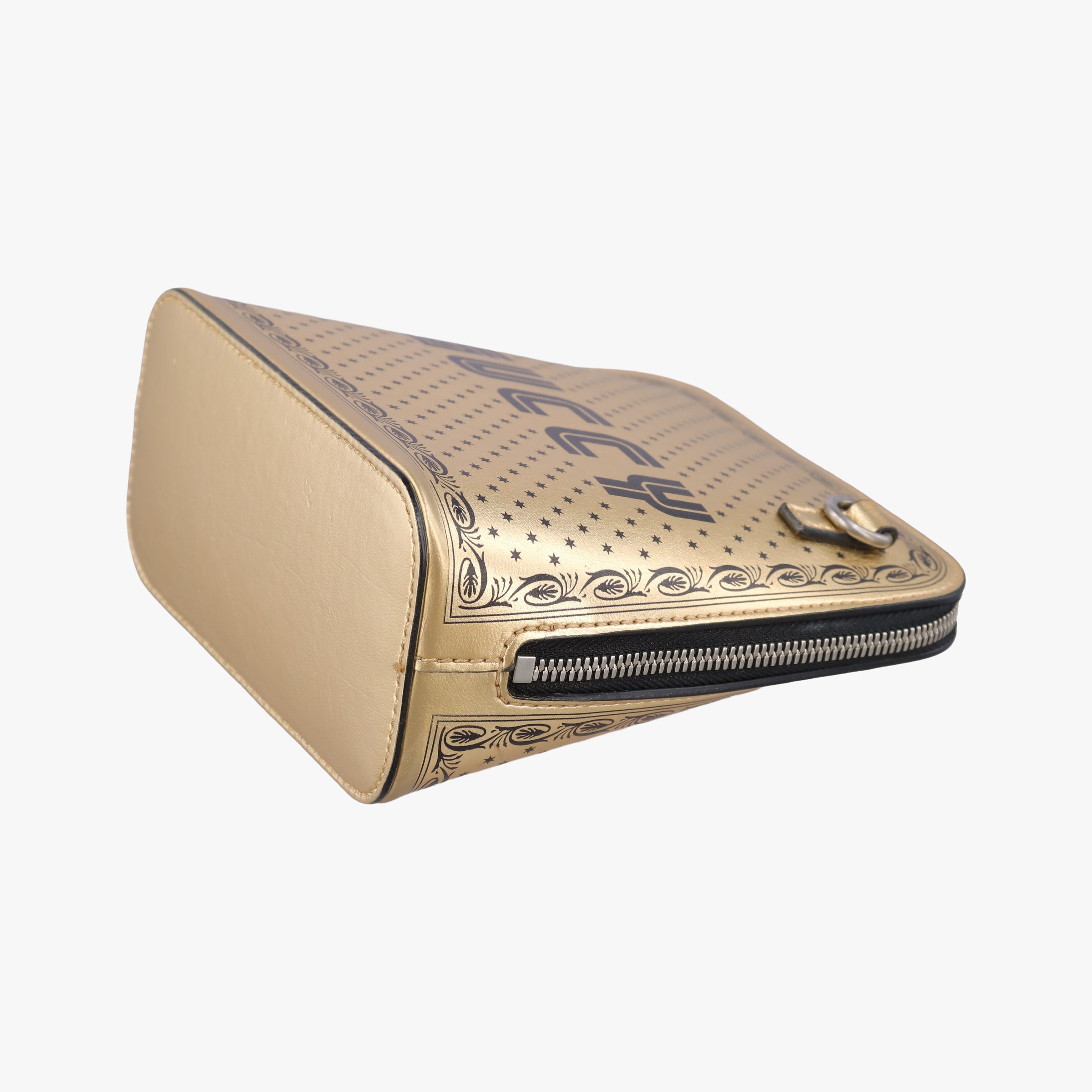 SEGA collaboration GUCCY print Golden Leather 511189 F024704930セガ コラボ GUCCYプリント ゴールド レザー 511189 F024704930