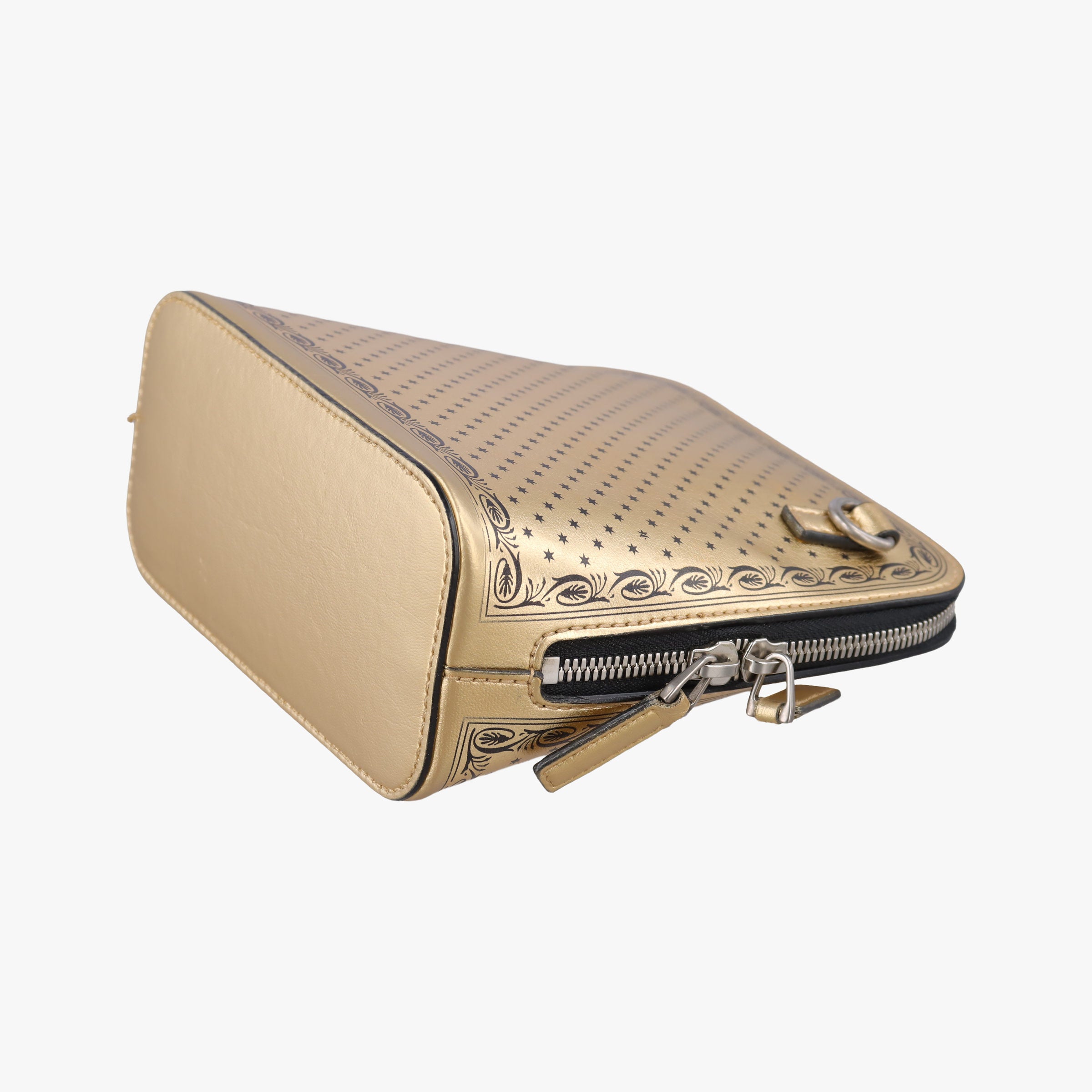 SEGA collaboration GUCCY print Golden Leather 511189 F024704930セガ コラボ GUCCYプリント ゴールド レザー 511189 F024704930