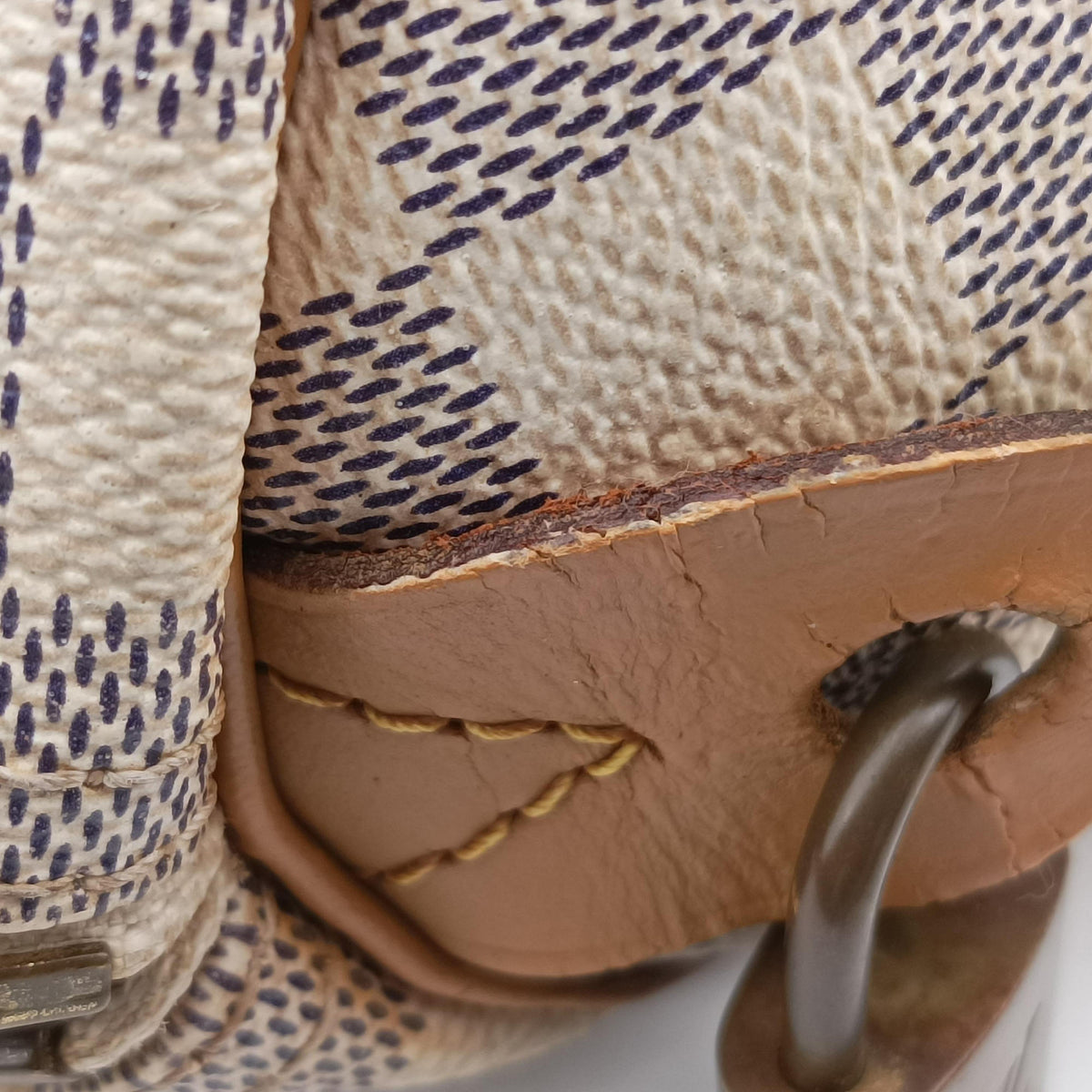 Vintage Louis Vuitton Speedy 30 AZUR Damier Canvas N41533 handbag | stylenewstar
