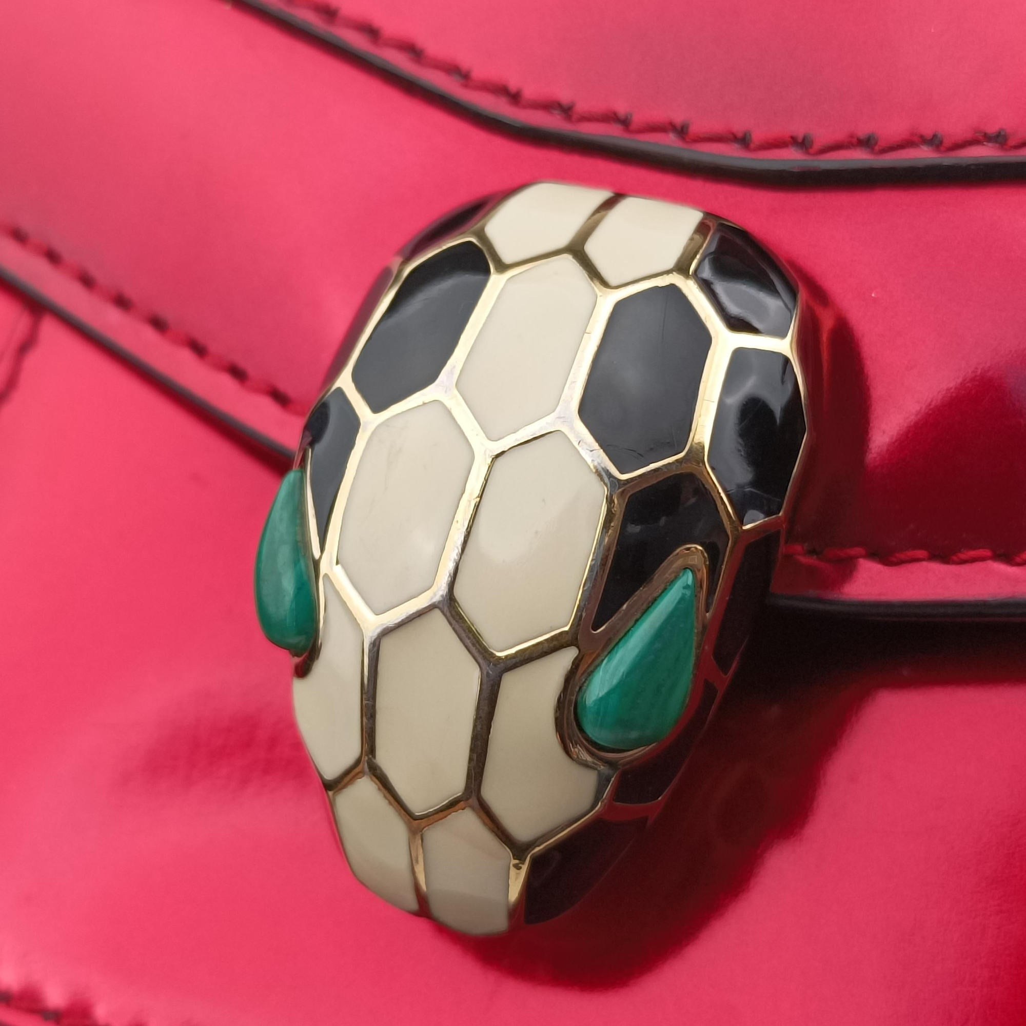 SERPENTI FOREVER Red Leather FK-L17-282174セルペンティ フォーエバー レッド レザー FK-L17-282174