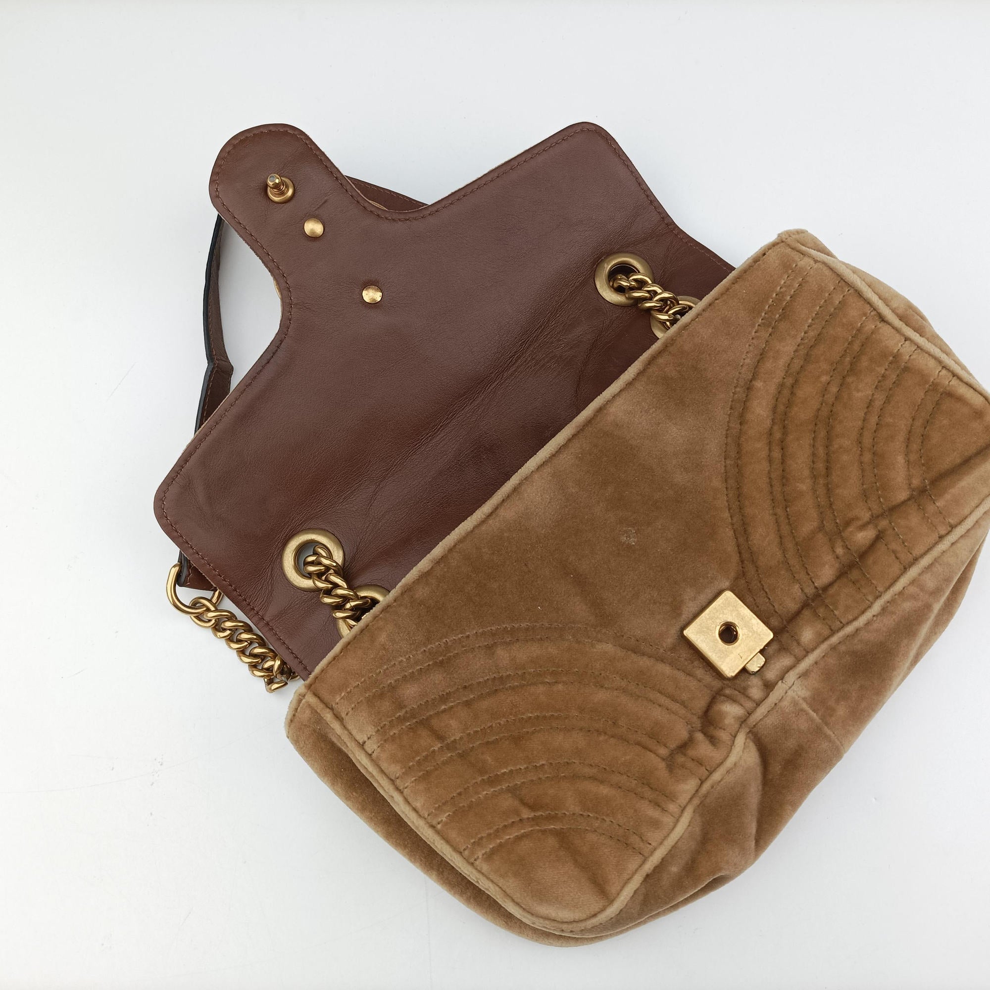 GG Marmont khaki velour 443497 D025088431GGマーモント カーキ ベロア 443497 D025088431