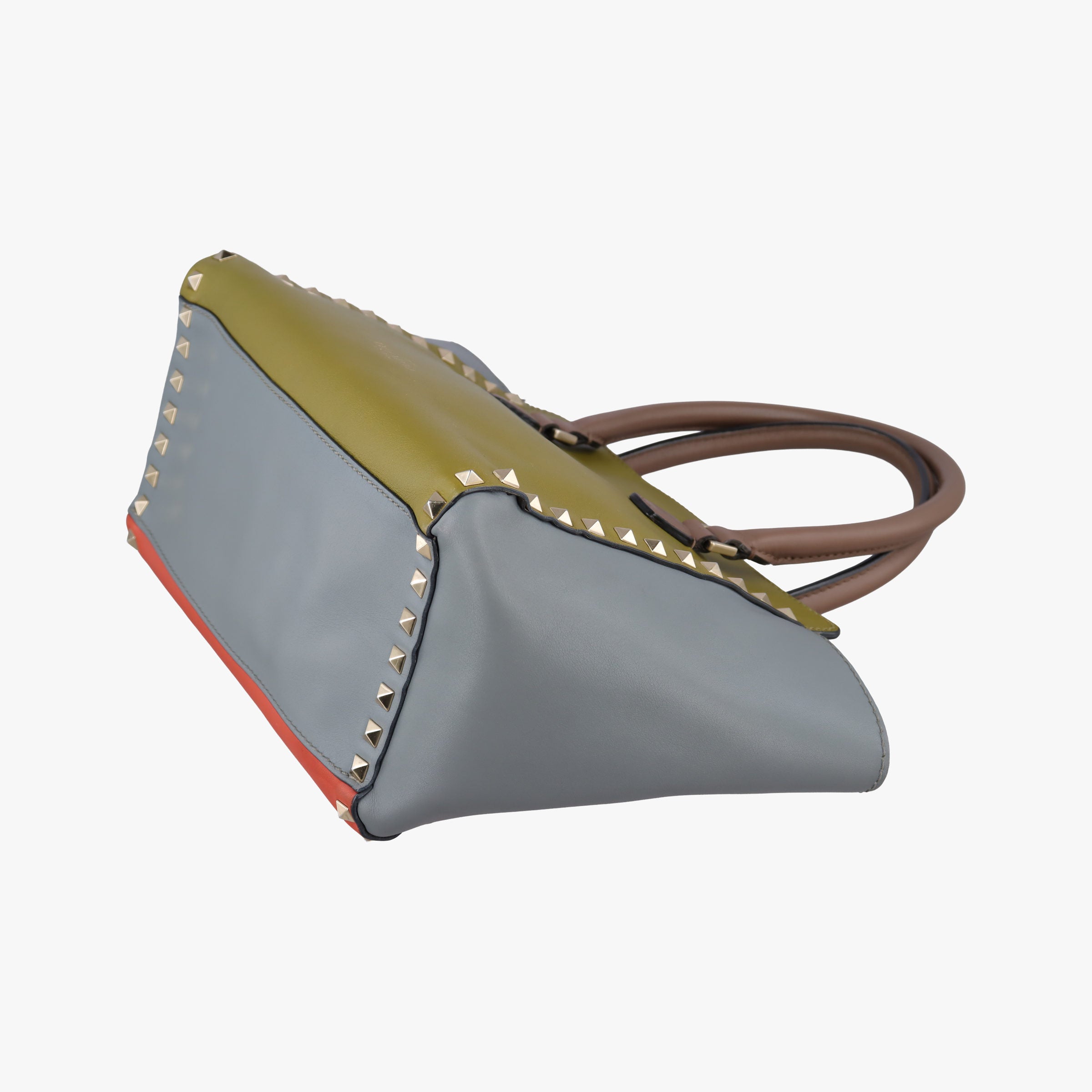 Rockstud Orange × Gray Leather BGH540VMQ3ロックスタッズ オレンジ × グレー レザー BGH540VMQ3