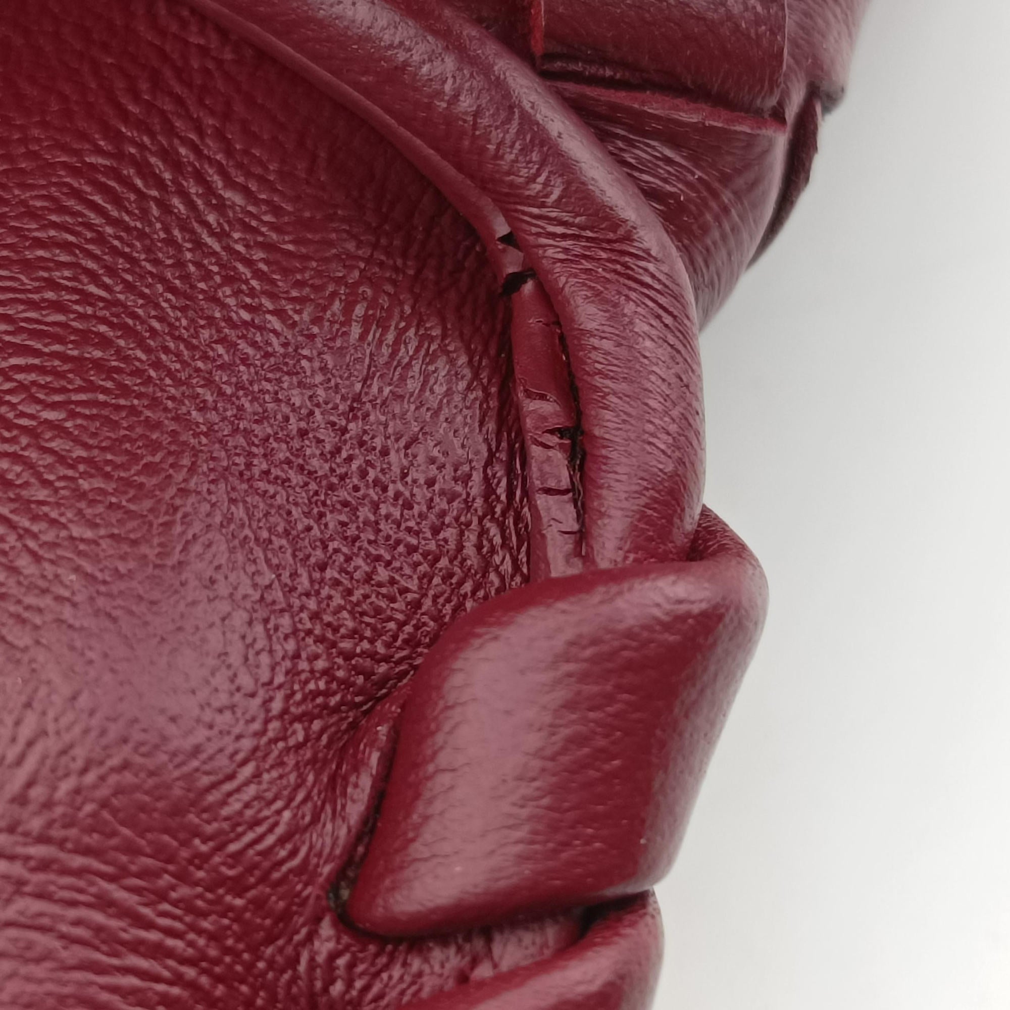 Intrecciato Olimpia Burgundy lambskin B07978985Pイントレチャート オリンピア ワインレッド ラムスキン B07978985P