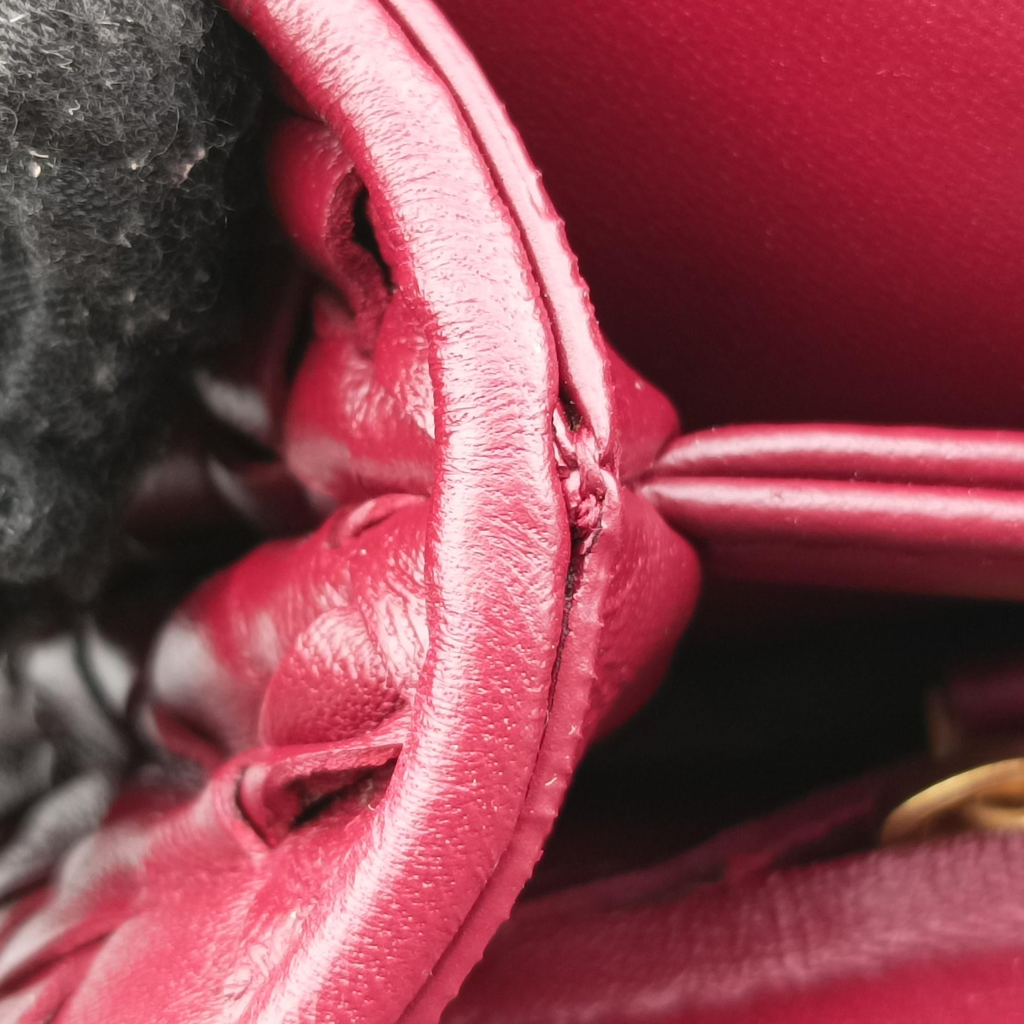 Intrecciato Olimpia Burgundy lambskin B07978985Pイントレチャート オリンピア ワインレッド ラムスキン B07978985P