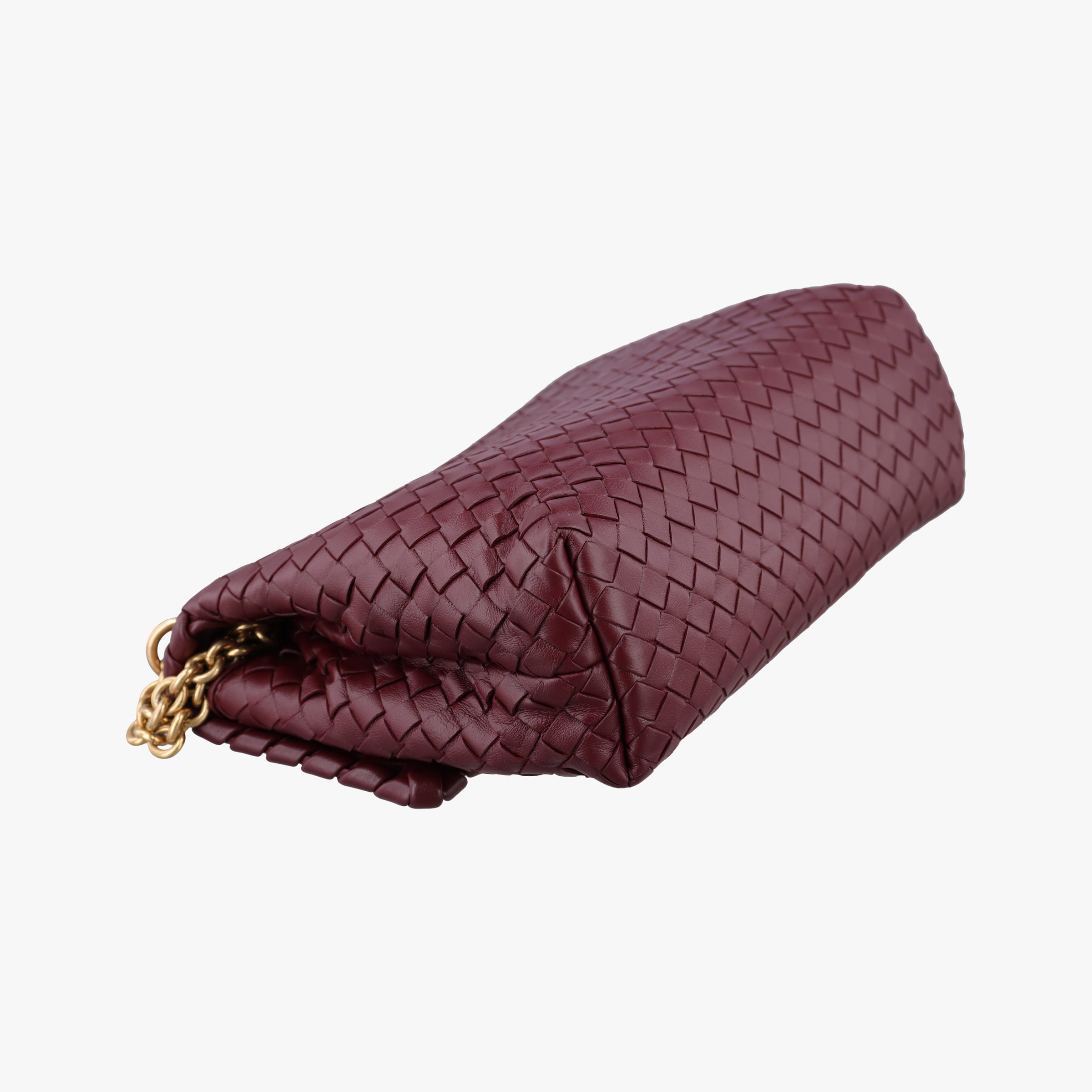Intrecciato Olimpia Burgundy lambskin B07978985Pイントレチャート オリンピア ワインレッド ラムスキン B07978985P