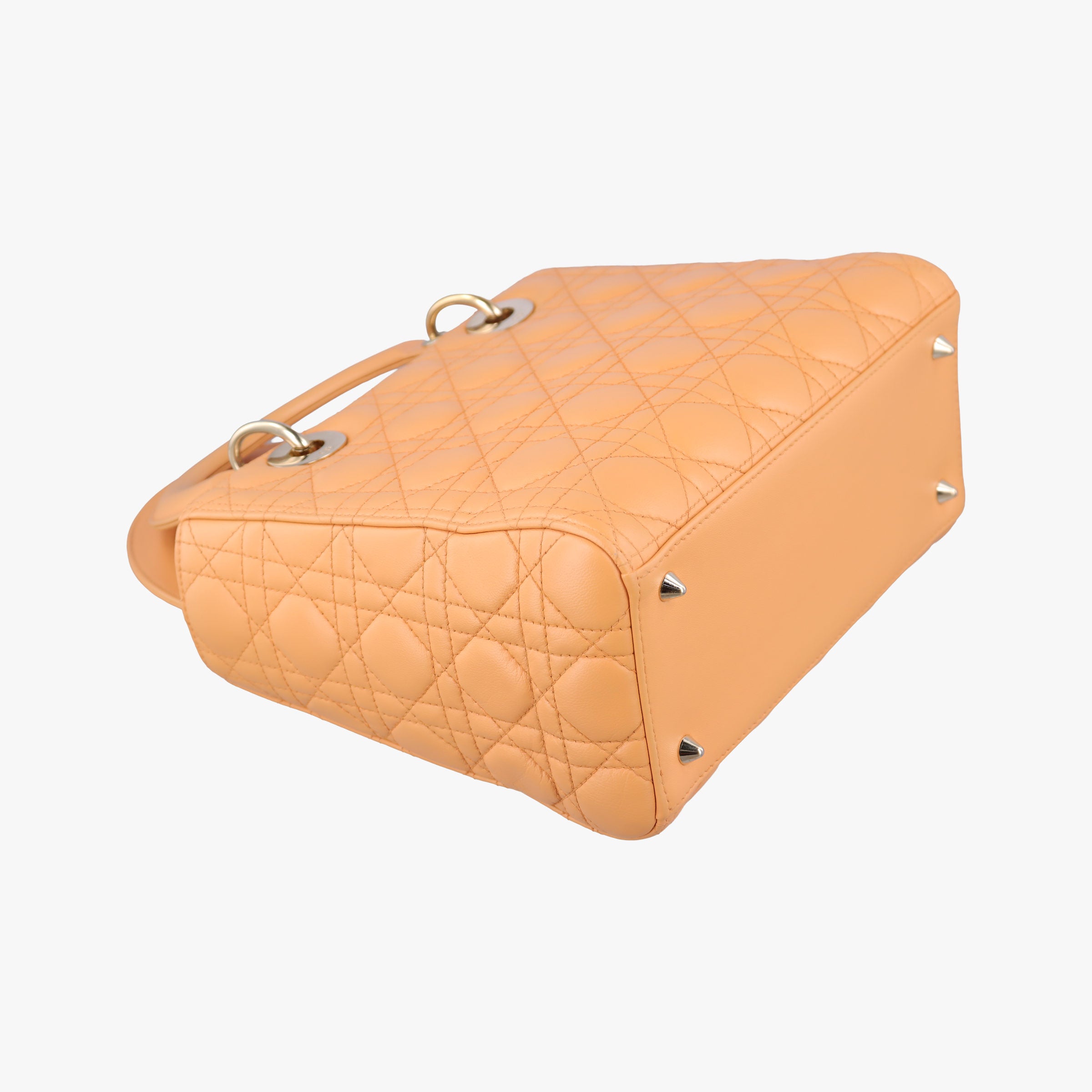 Lady Dior Orange lambskin 16-BO-1102レディディオール オレンジ ラムスキン 16-BO-1102